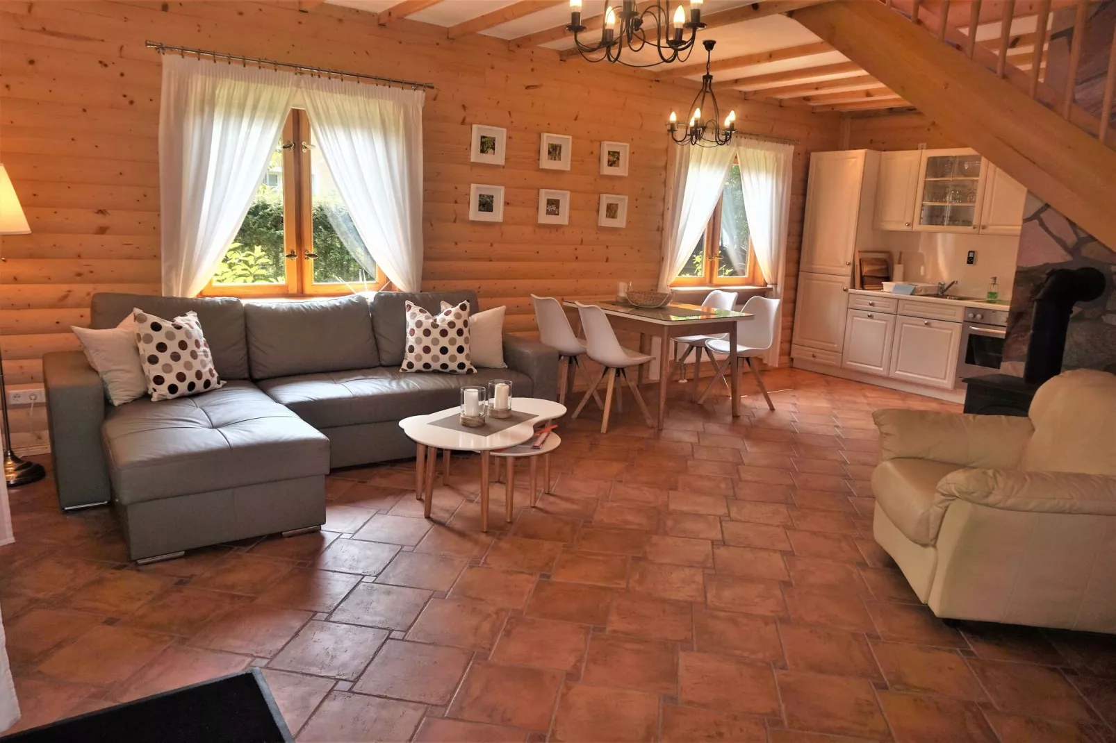Holiday home Slajszewo 56 qm-Woonkamer