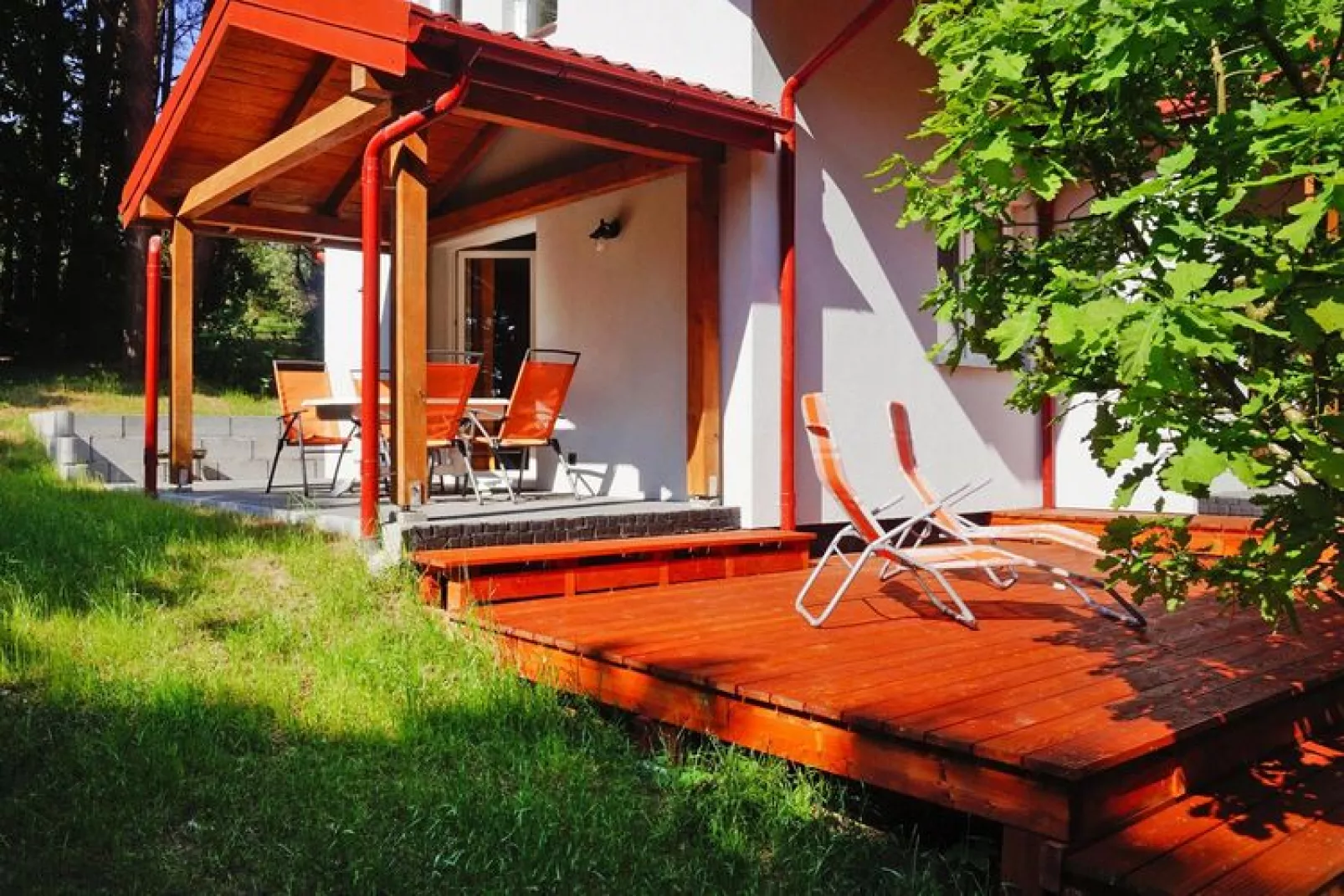 Holiday home Choczewo-Buitenkant zomer