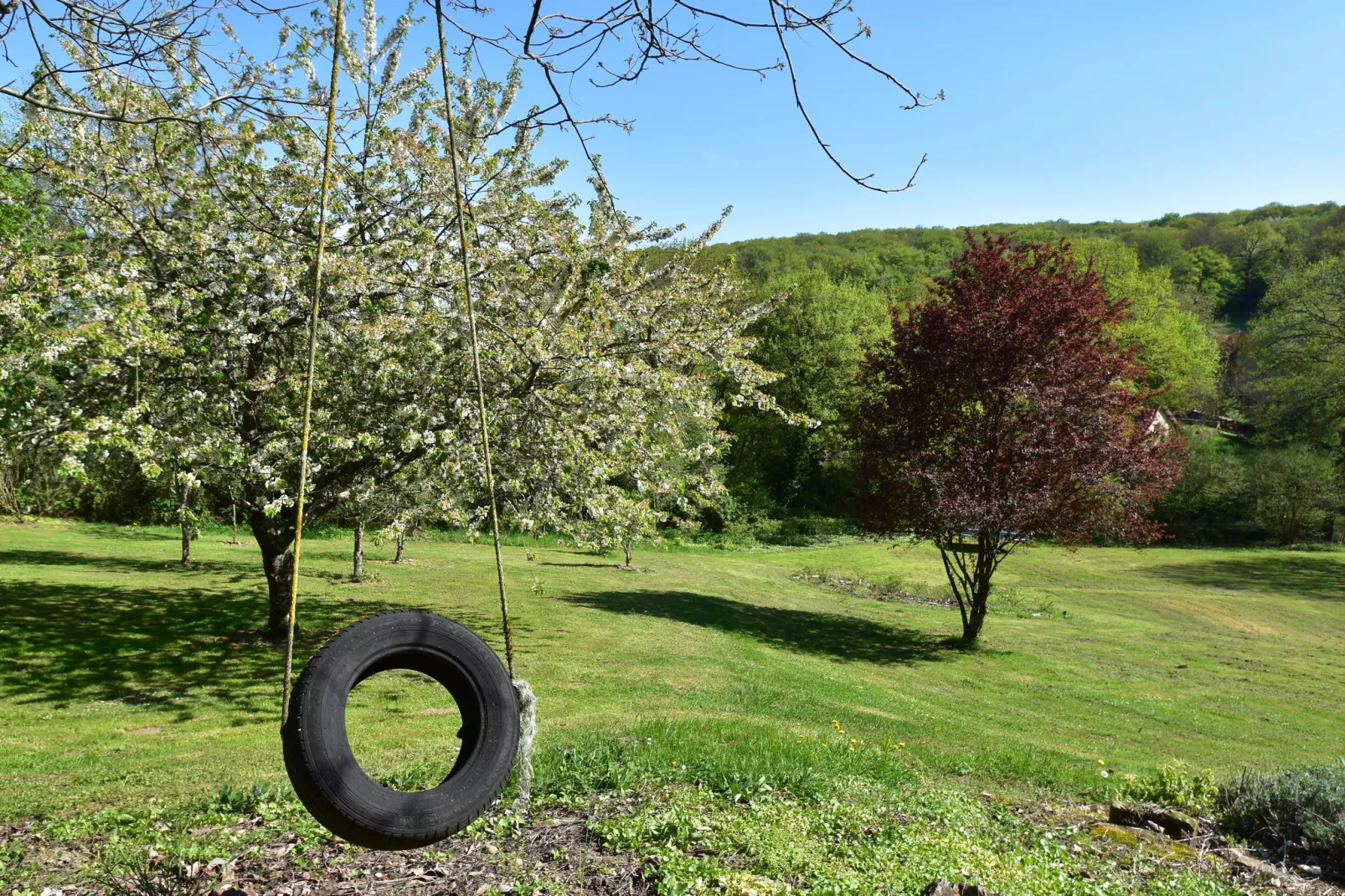 Charmante boerderij in Champallement met een tuin en terras-Tuinen zomer