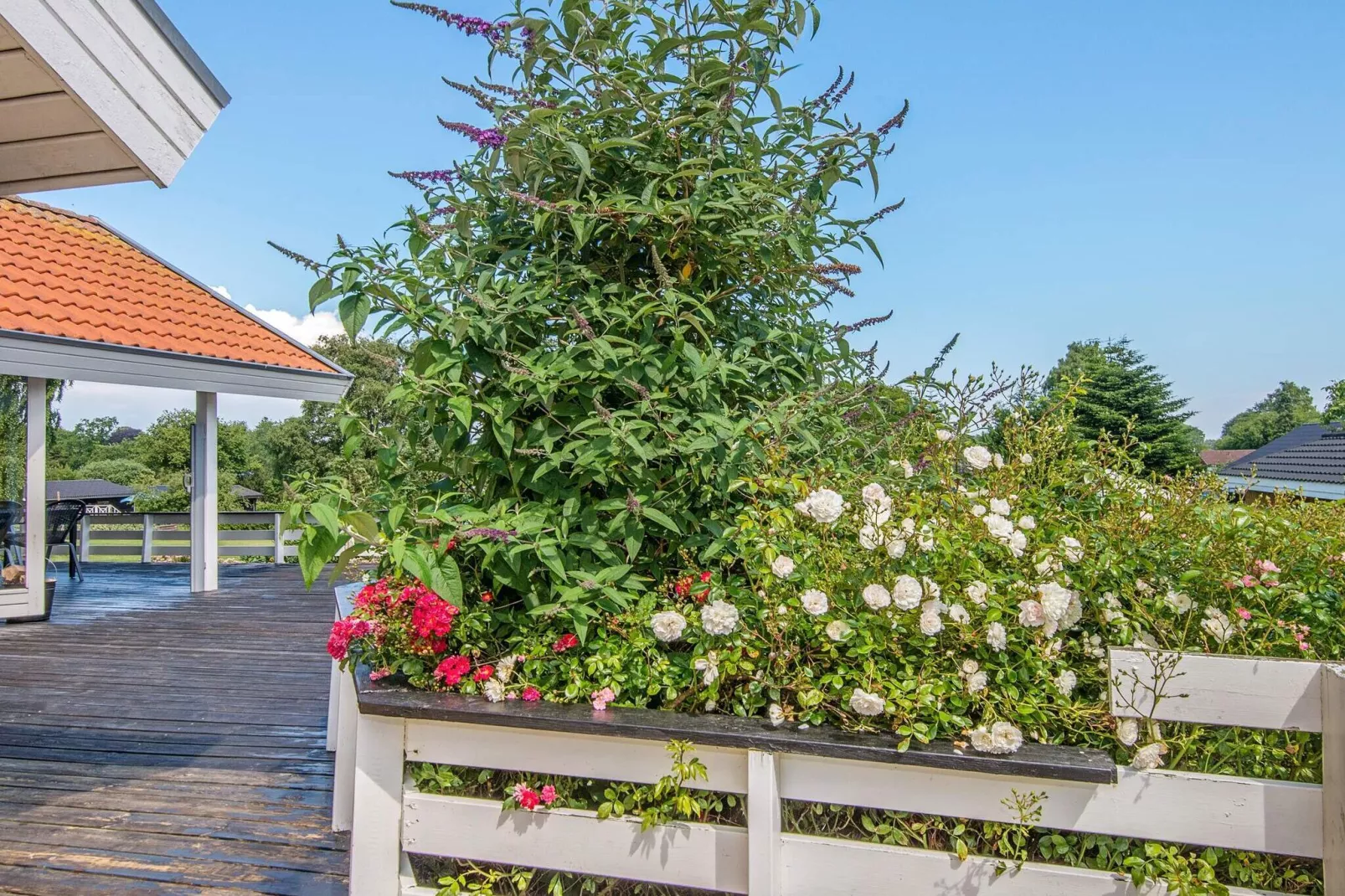 Moderne chalet in Hejls met sauna en bubbelbad-Uitzicht