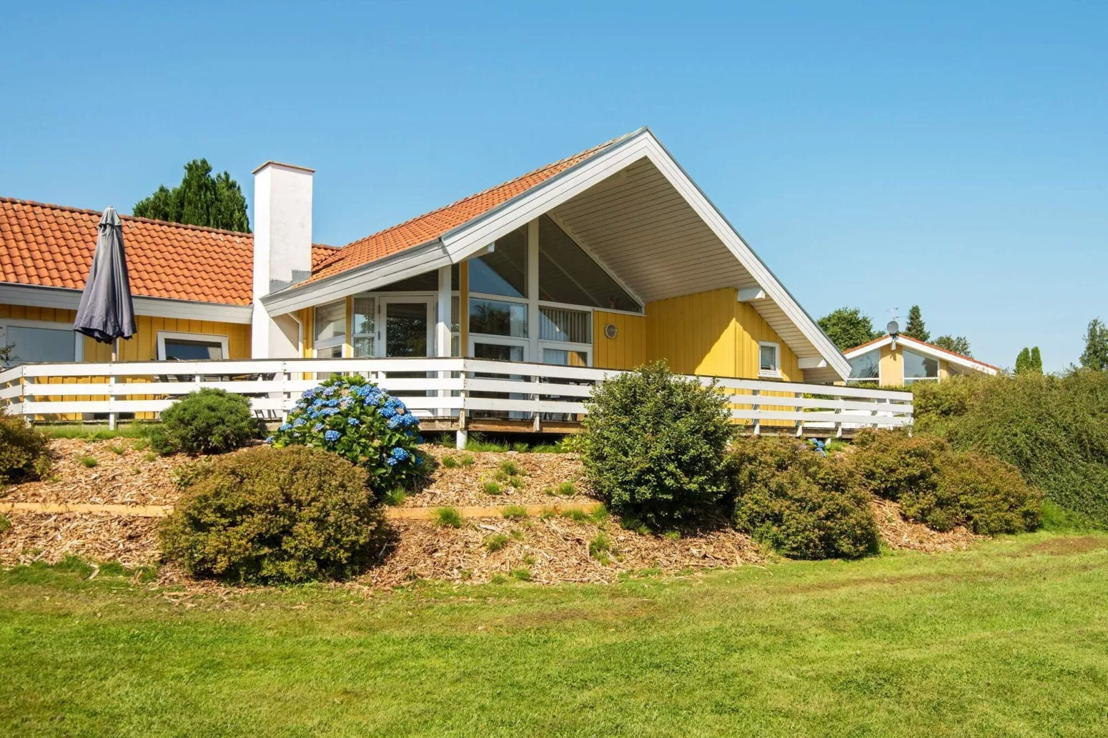 Moderne chalet in Hejls met sauna en bubbelbad-Uitzicht