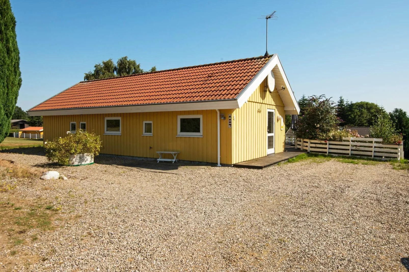 Moderne chalet in Hejls met sauna en bubbelbad-Uitzicht