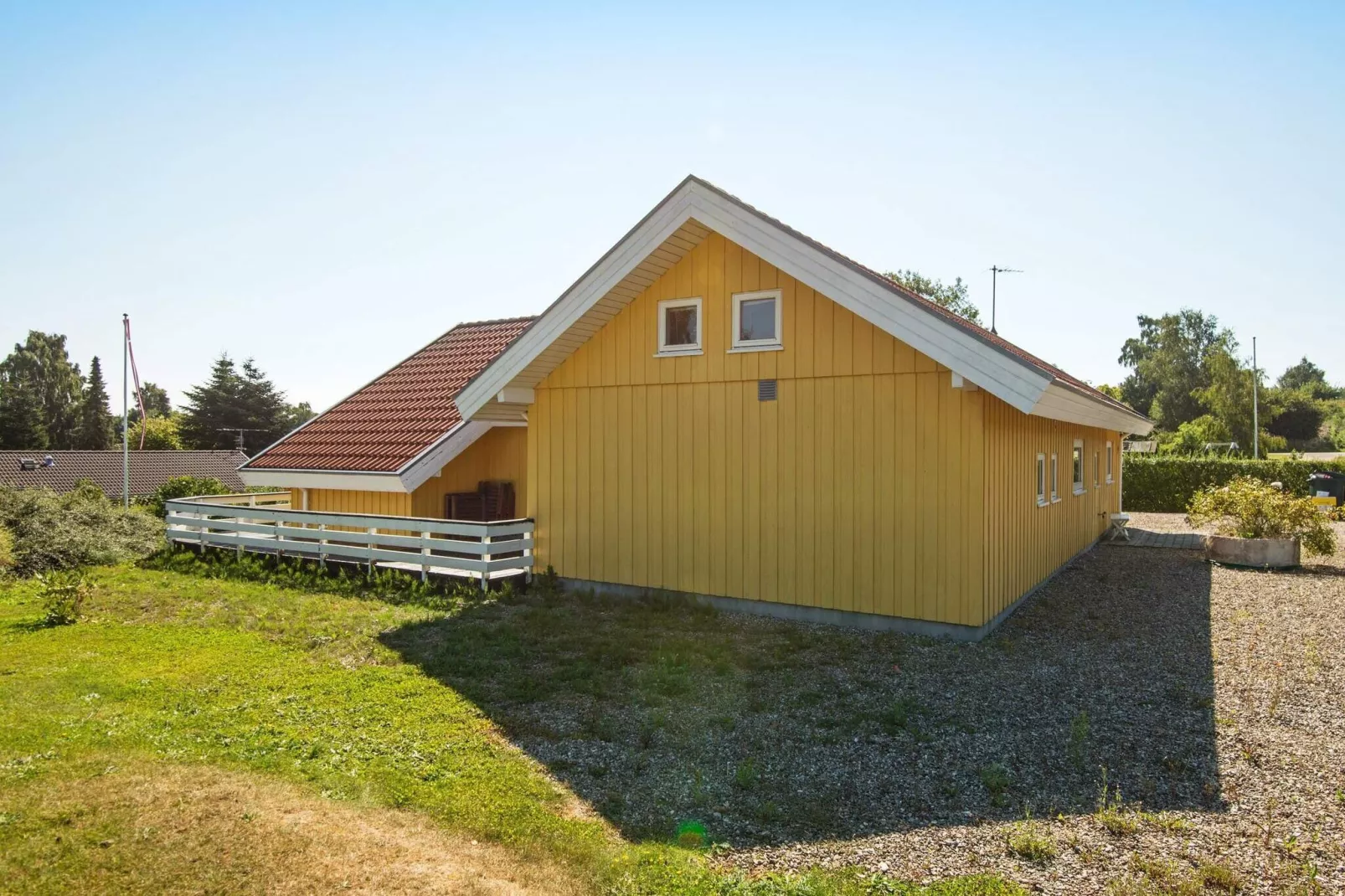 Moderne chalet in Hejls met sauna en bubbelbad-Uitzicht