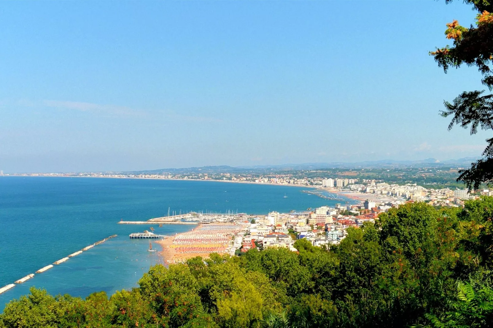 Panorama Il Mare-Gebieden zomer 20km