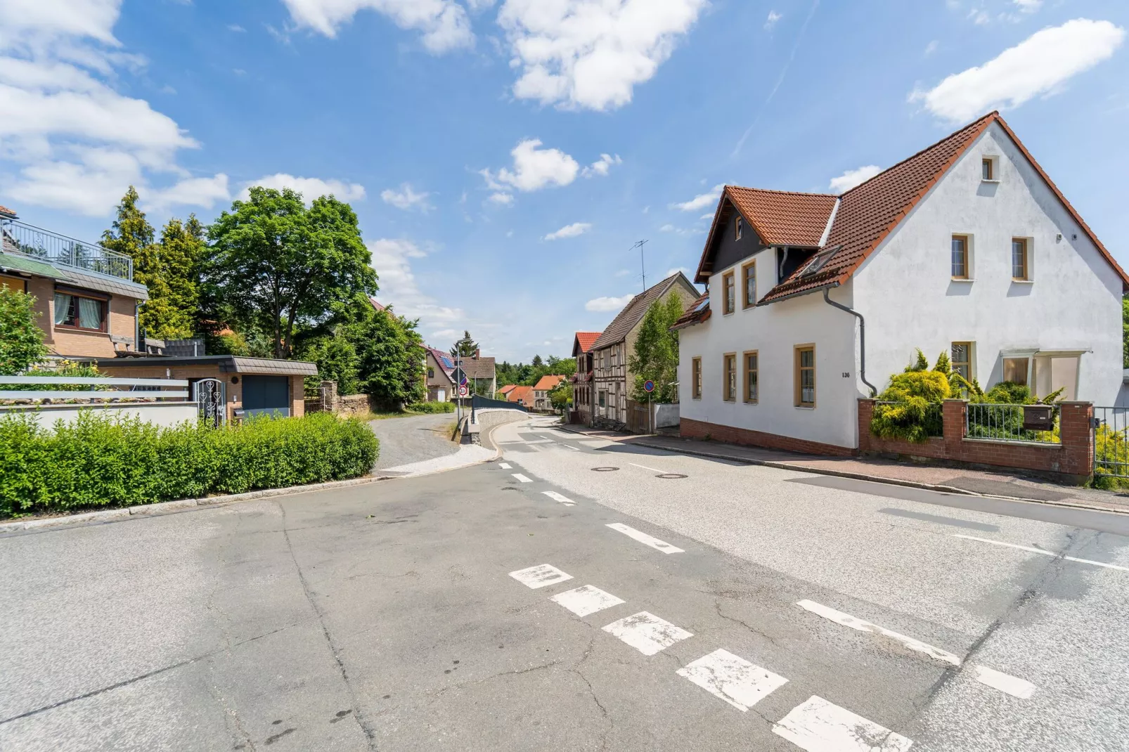 Panoramablick-Gebieden zomer 1km