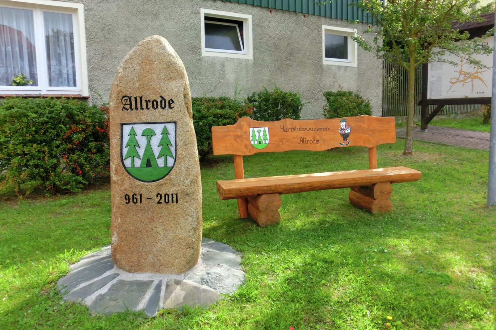 Im Bodetal-Gebieden zomer 1km