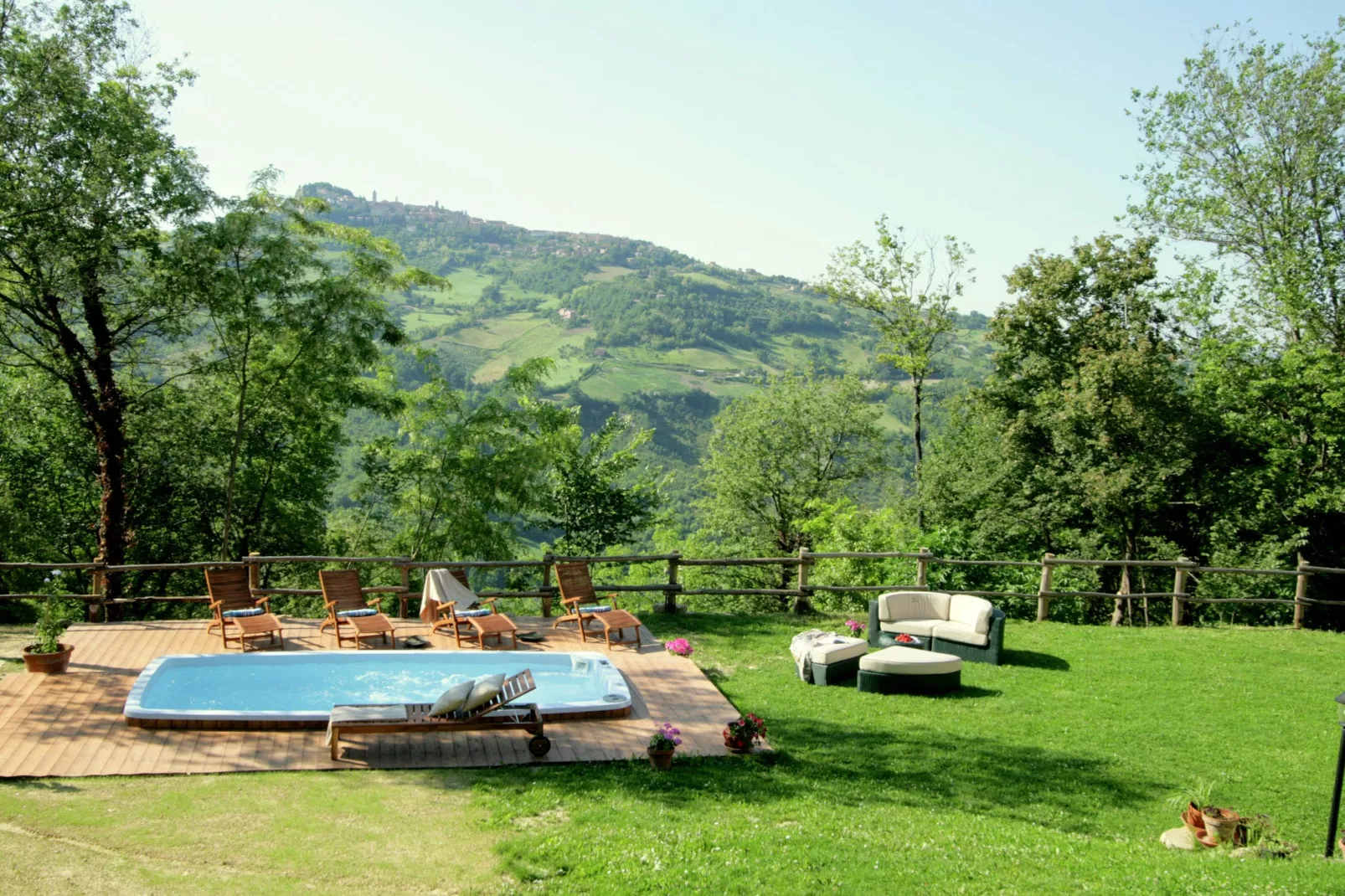 Villa Barchetta-Tuinen zomer