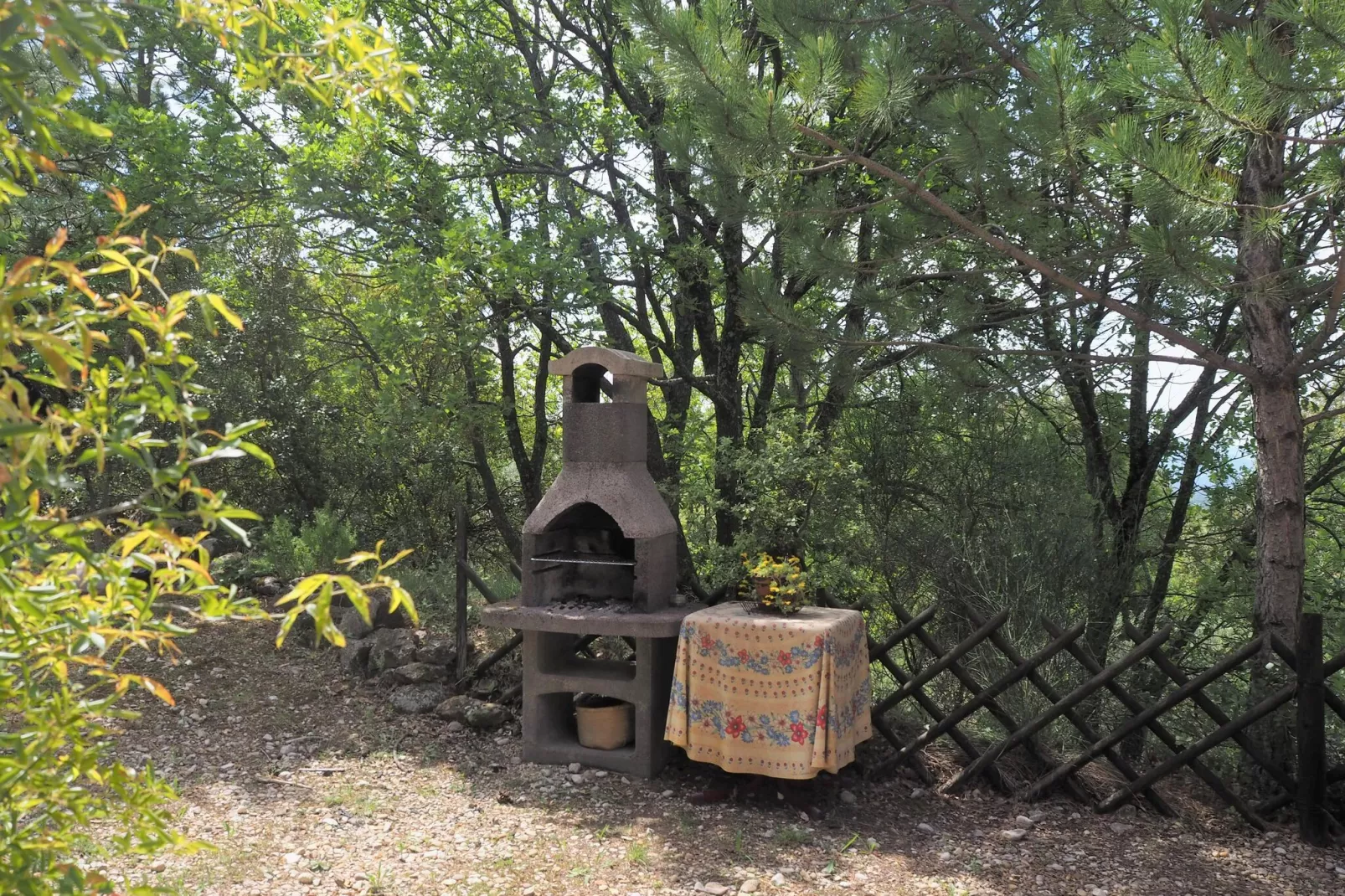 Ferienhaus in Bédoin-Tuinen zomer