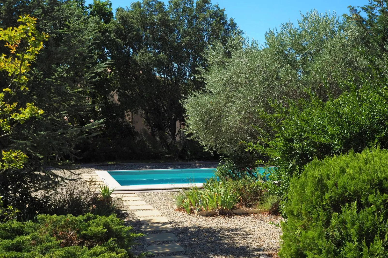 Ferienhaus in Bédoin-Tuinen zomer