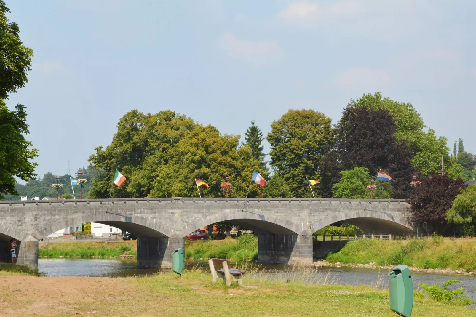 Au bord de l'eau-Gebieden zomer 1km