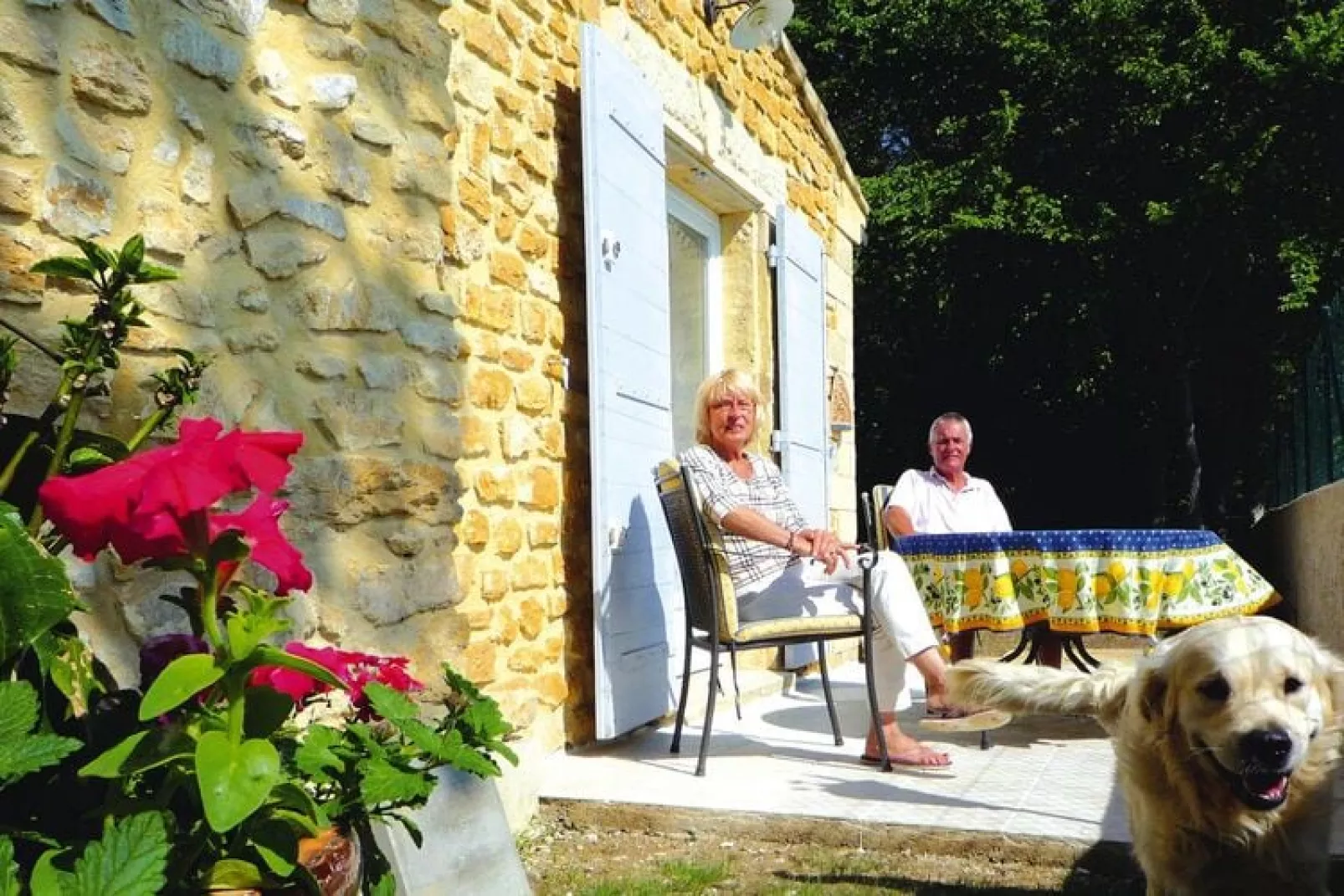 Ferienwohnung in Caderousse-Buitenlucht