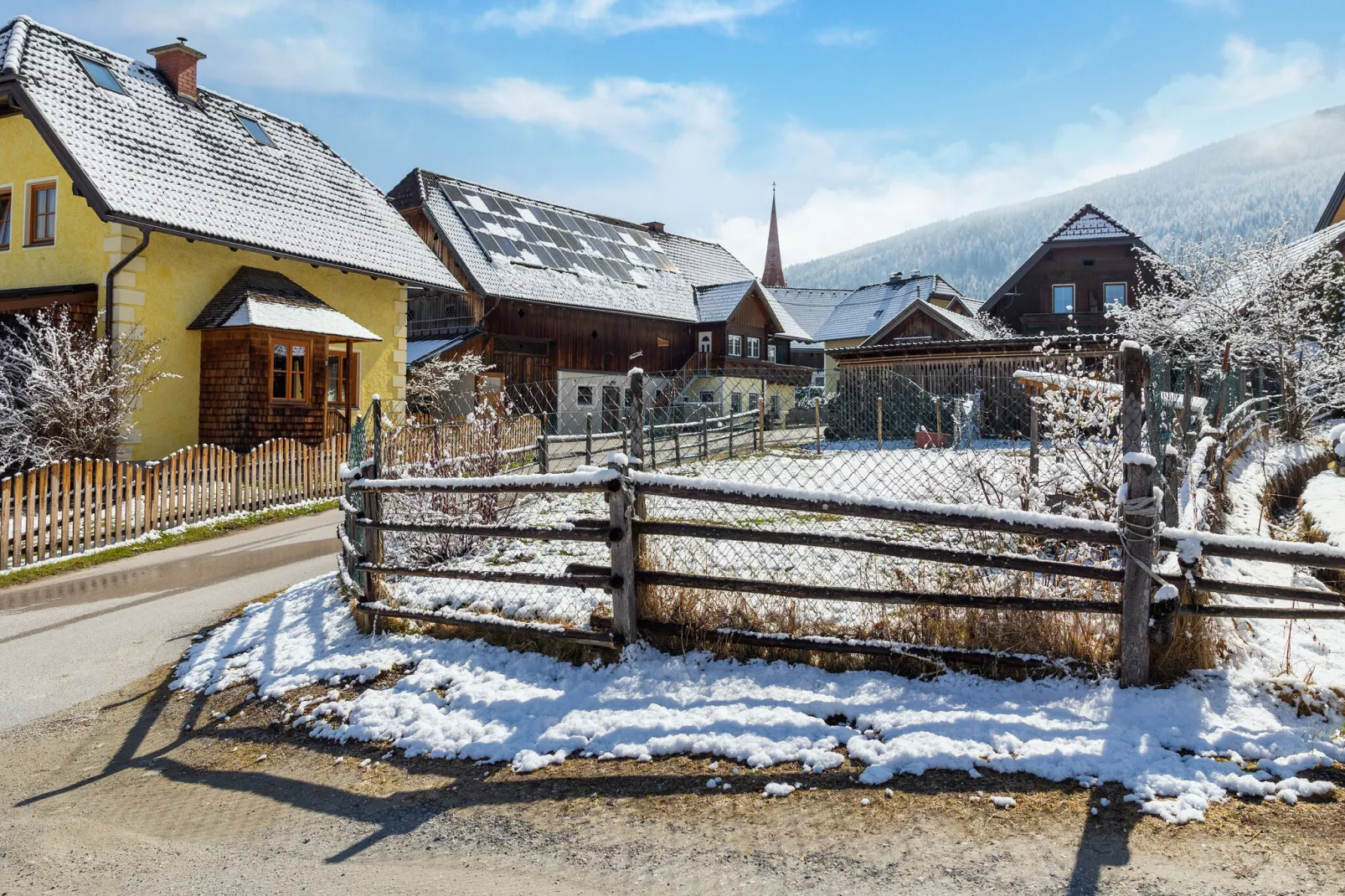 Chalet an der Piste-Gebied winter 5km