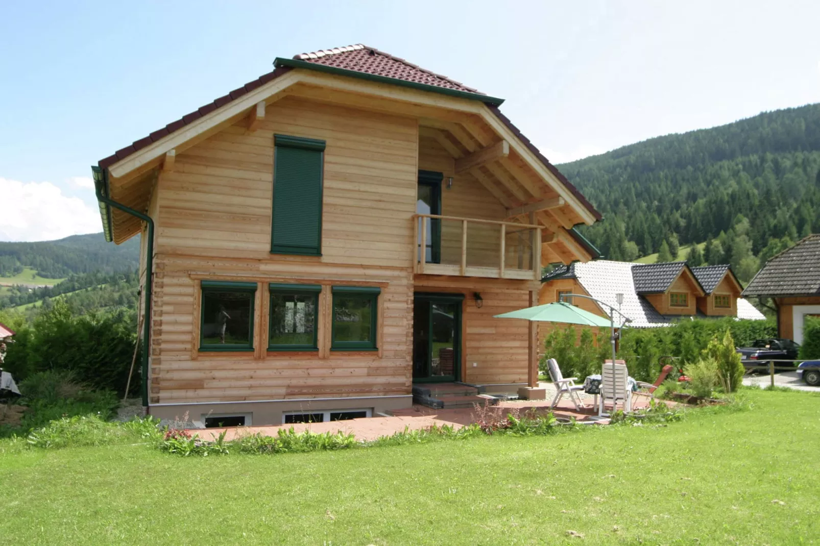 Chalet Aineck-Buitenkant zomer