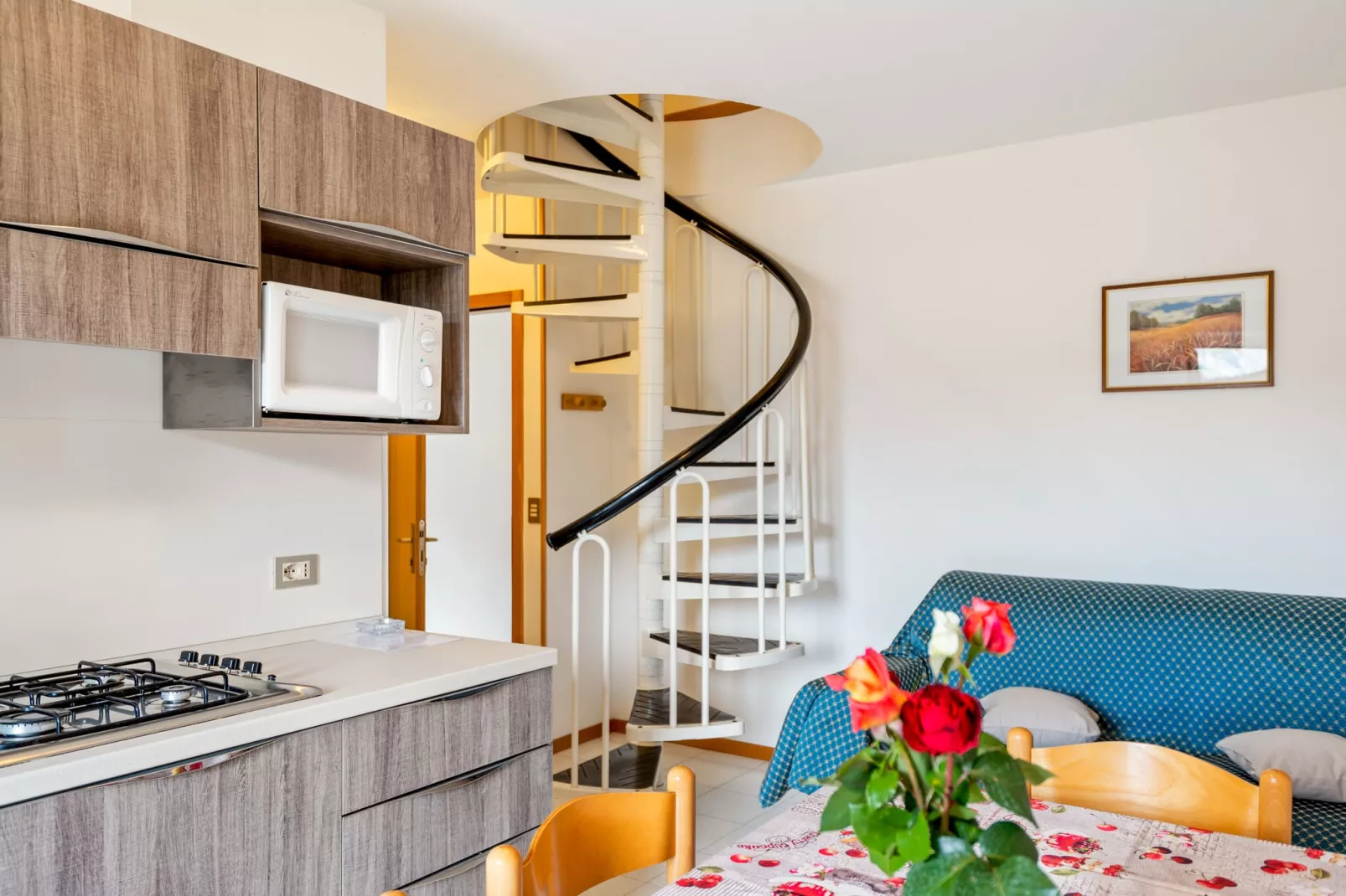 Gezellig vakantiehuis bij het Ledromeer met een grote tuin-Woonkamer