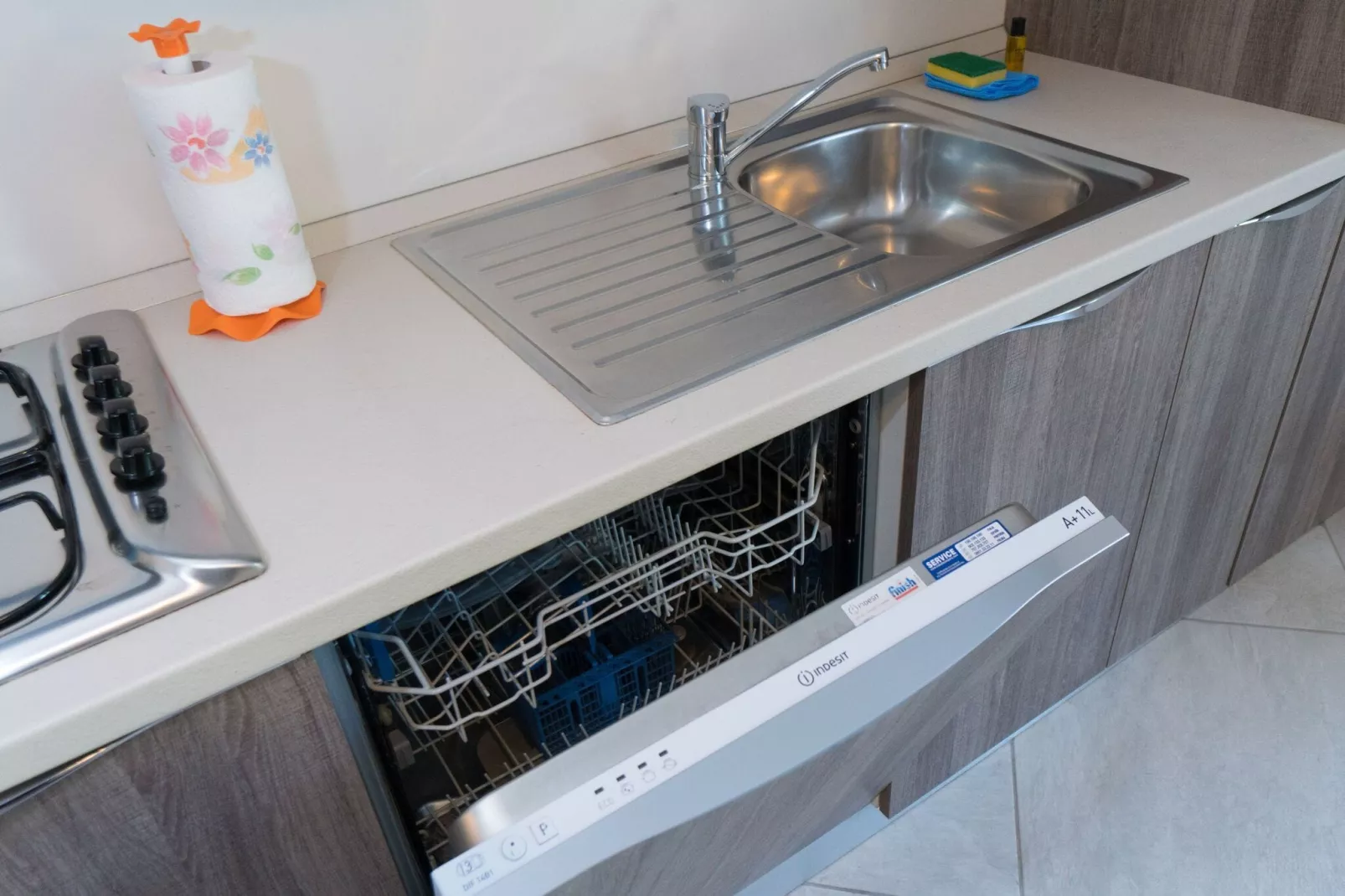 Gezellig vakantiehuis bij het Ledromeer met een grote tuin-Keuken