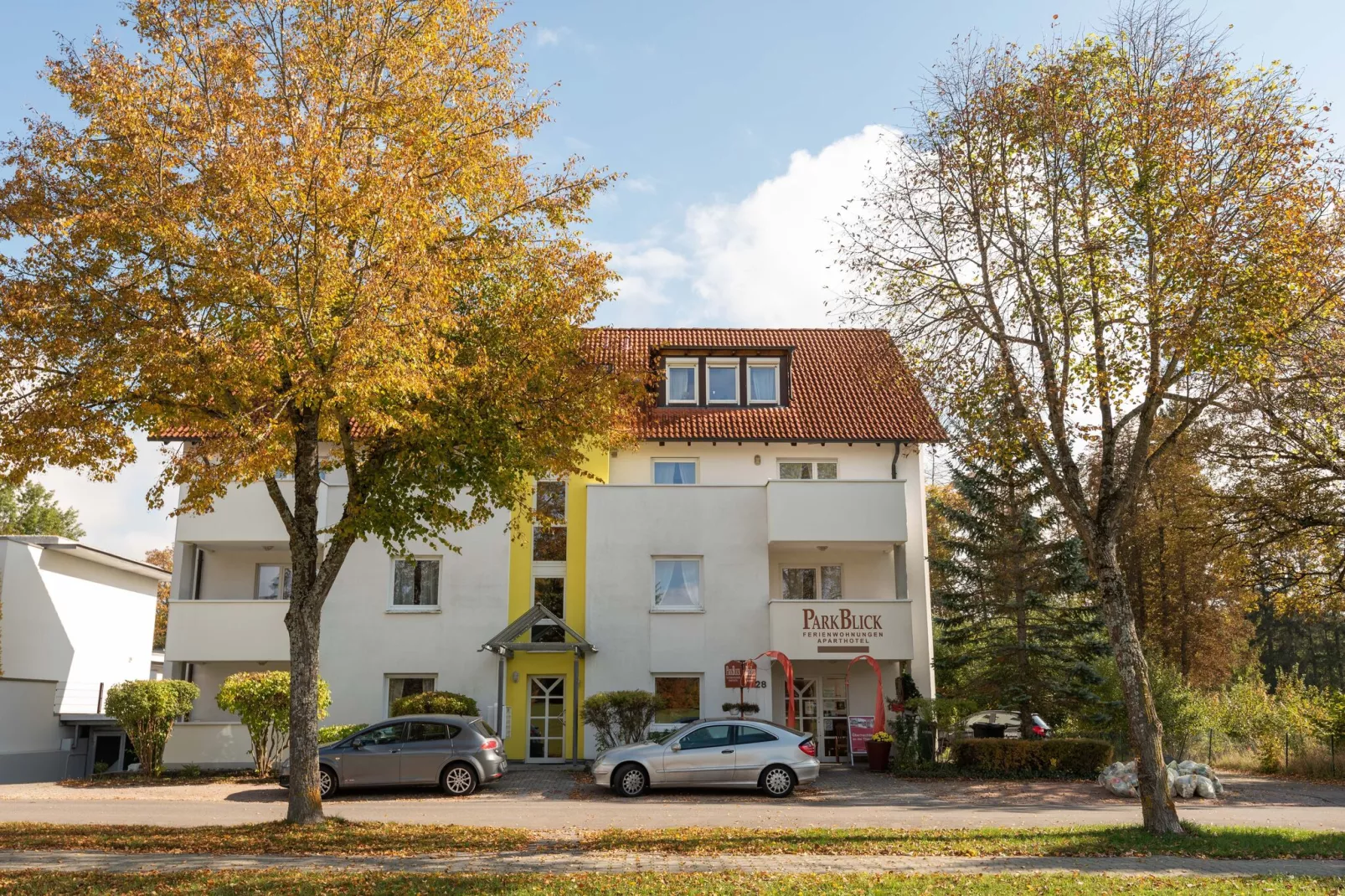 Park Blick-Buitenkant zomer