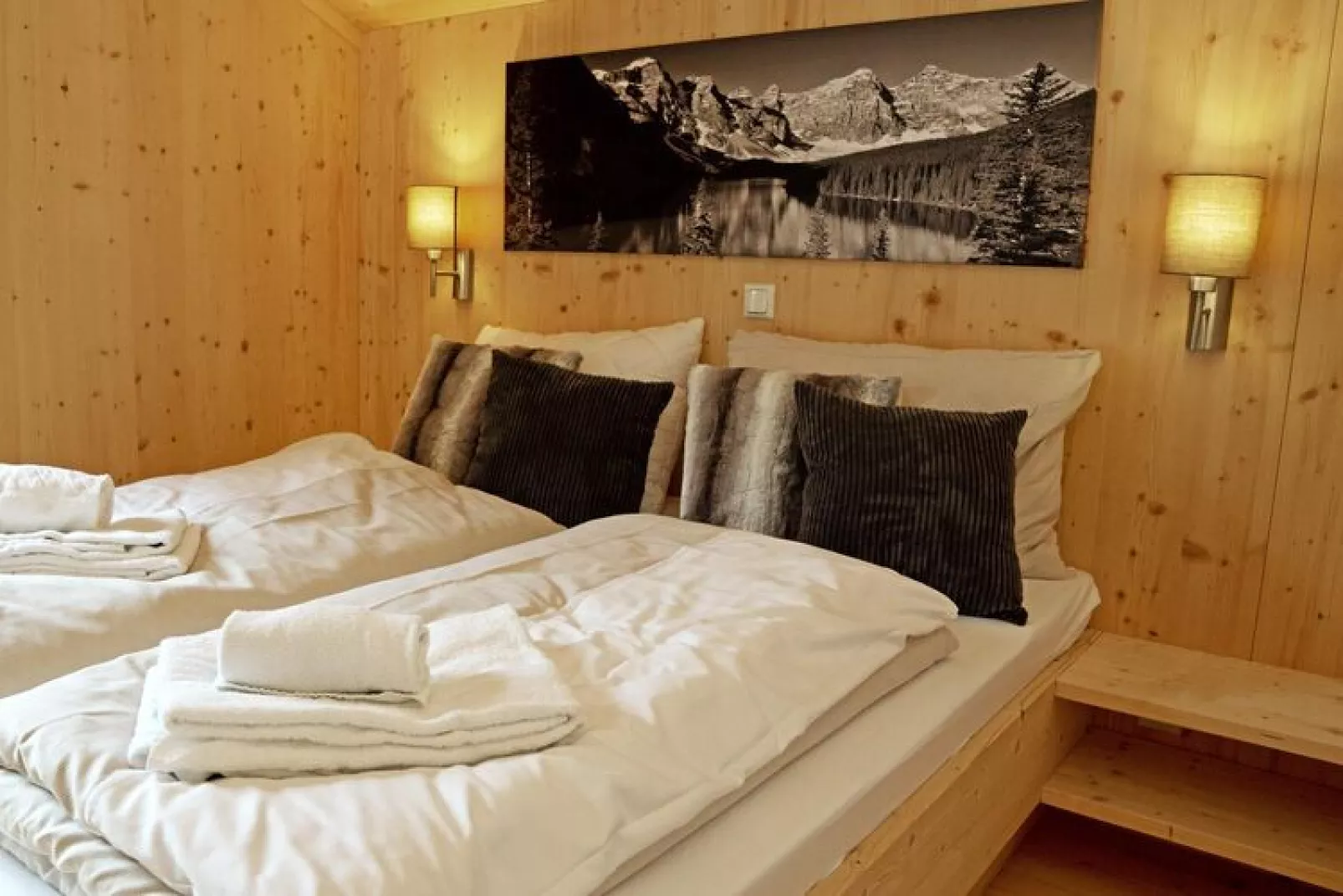 Chalets Bergeralm, Steinach am Brenner-Wellness Chalet-Slaapkamer