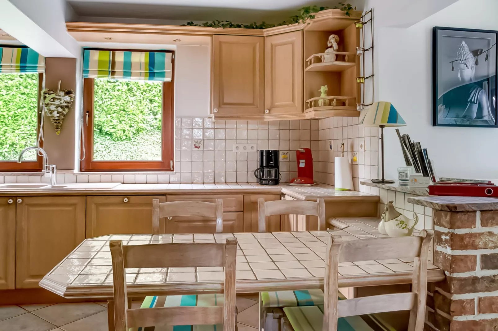 Gîte de 8 personnes avec piscine-Keuken