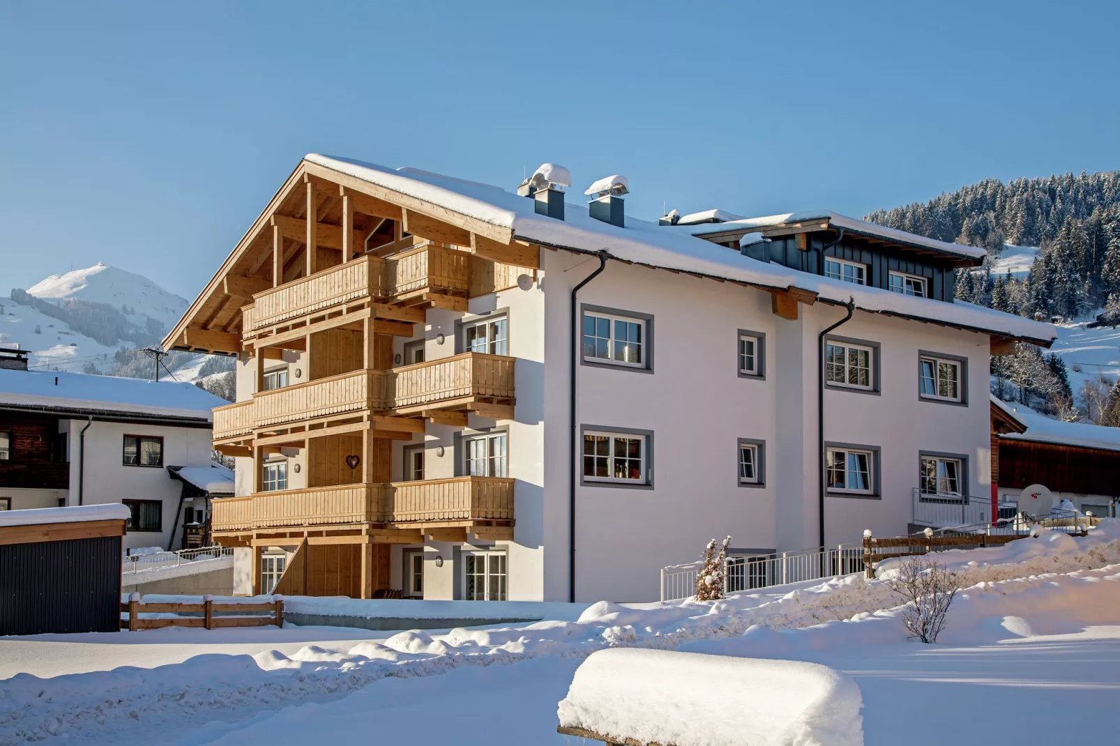 Residenz Edelalm Appartement 5-Exterieur winter