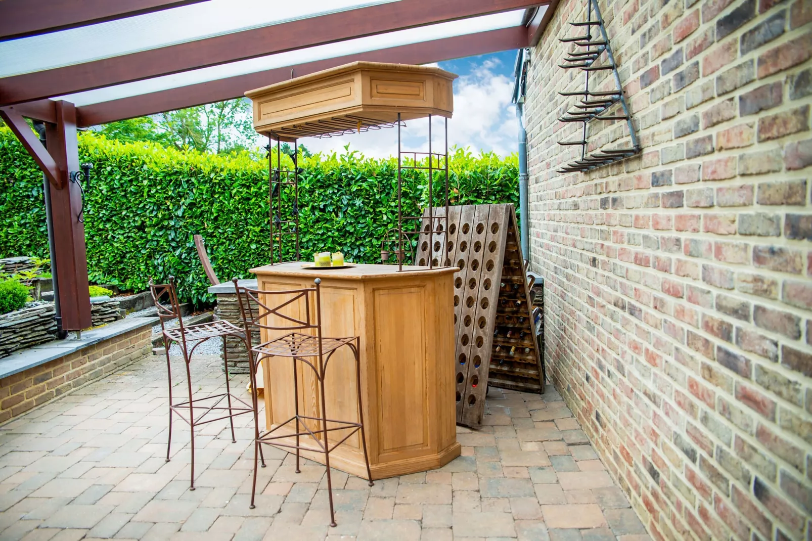 Gîte de 8 personnes avec piscine-Terrasbalkon