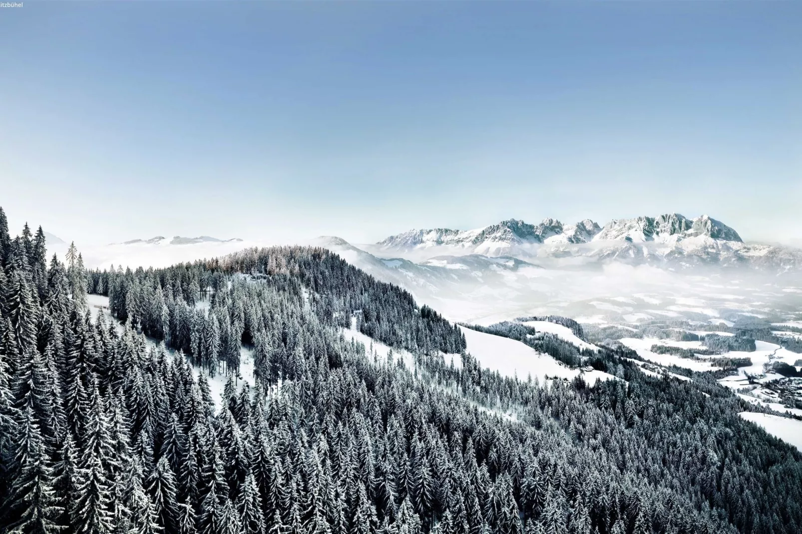 Panorama Chalet 16-Gebied winter 5km