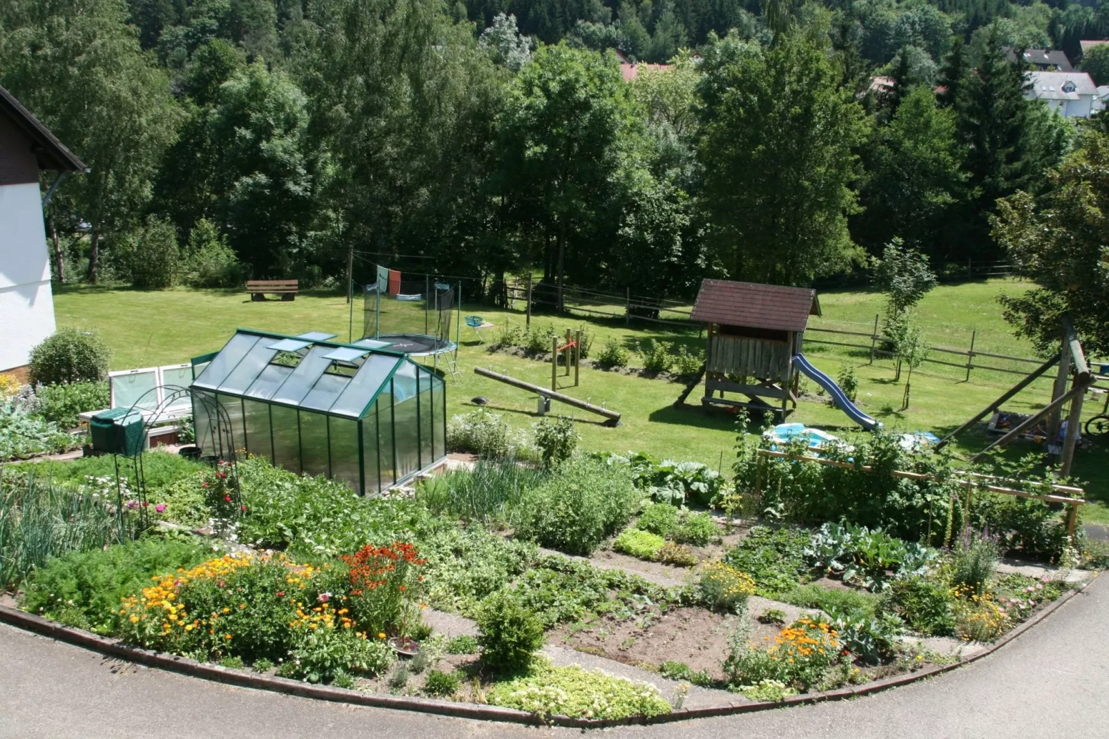 Alte Mühle-Tuinen zomer