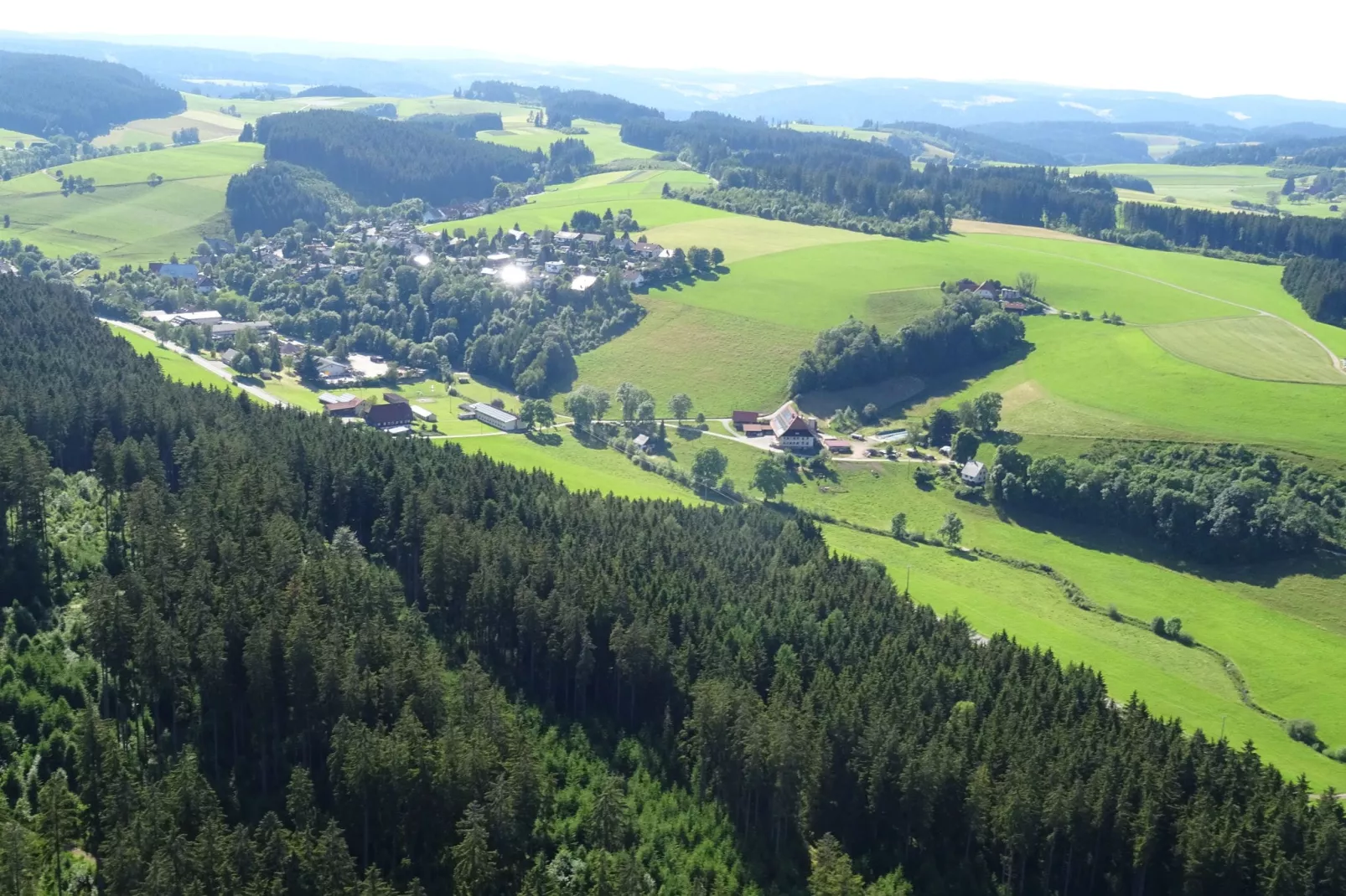 Brigachmühle-Gebieden zomer 5km