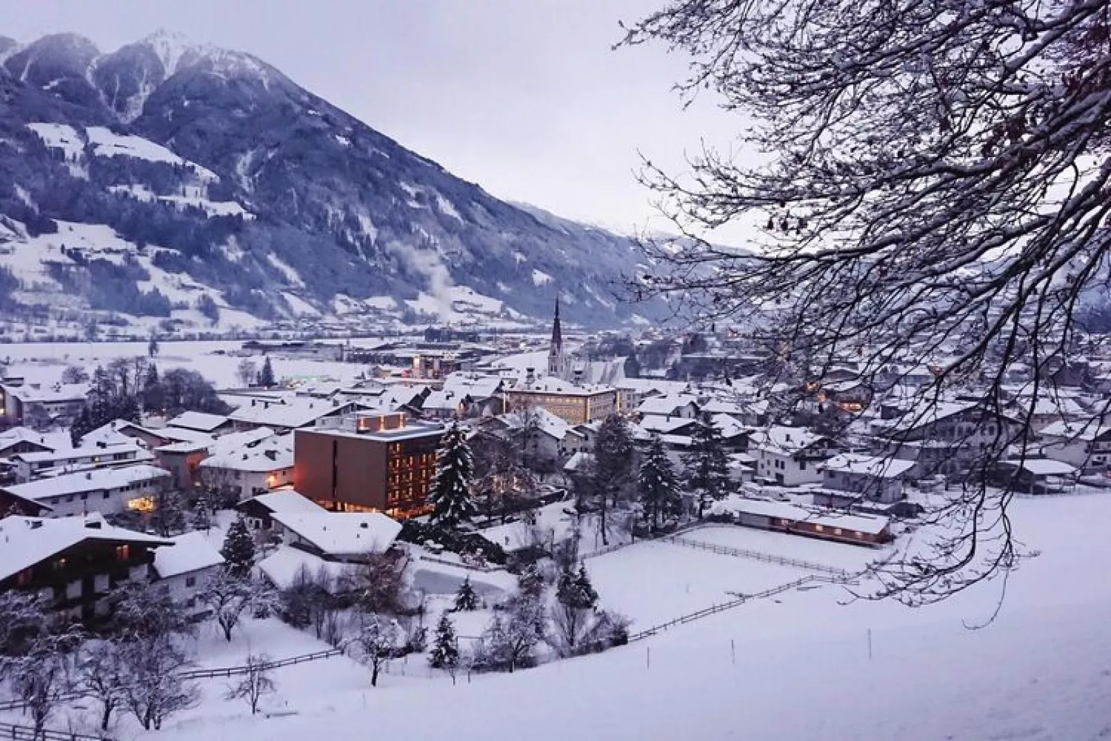 Ferienhaus Marienbergl - 6 Personen-Uitzicht winter