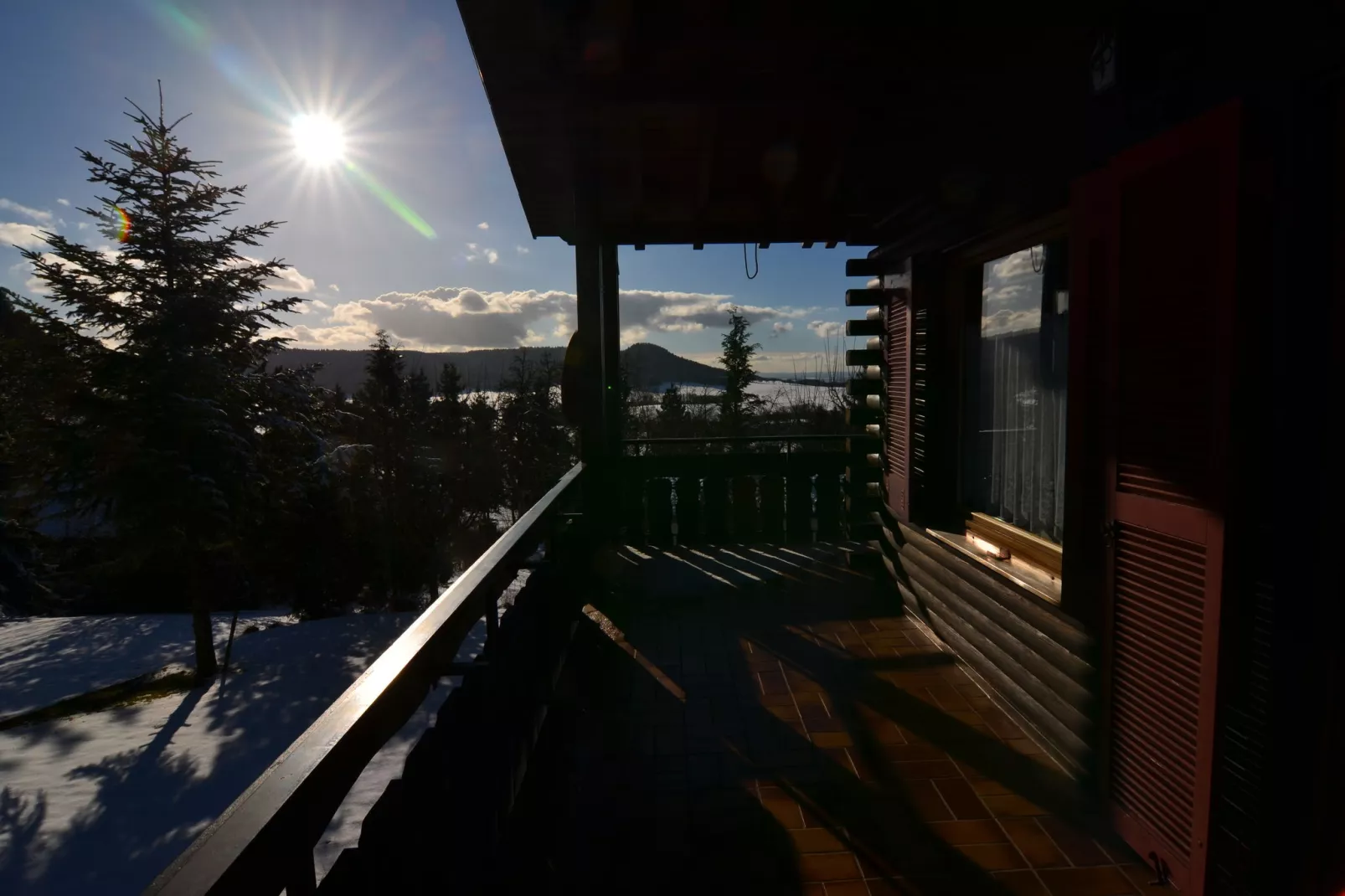 Panorama-Uitzicht winter