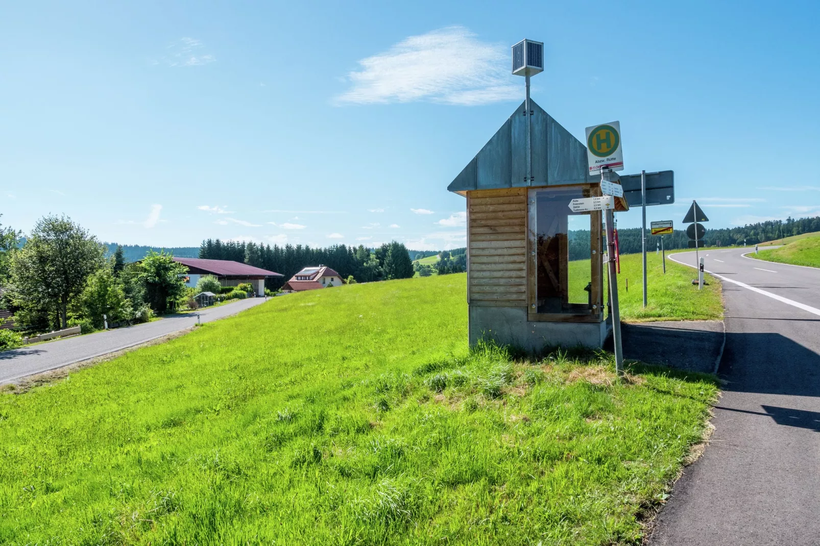 Schwarzwald-Gebieden zomer 5km