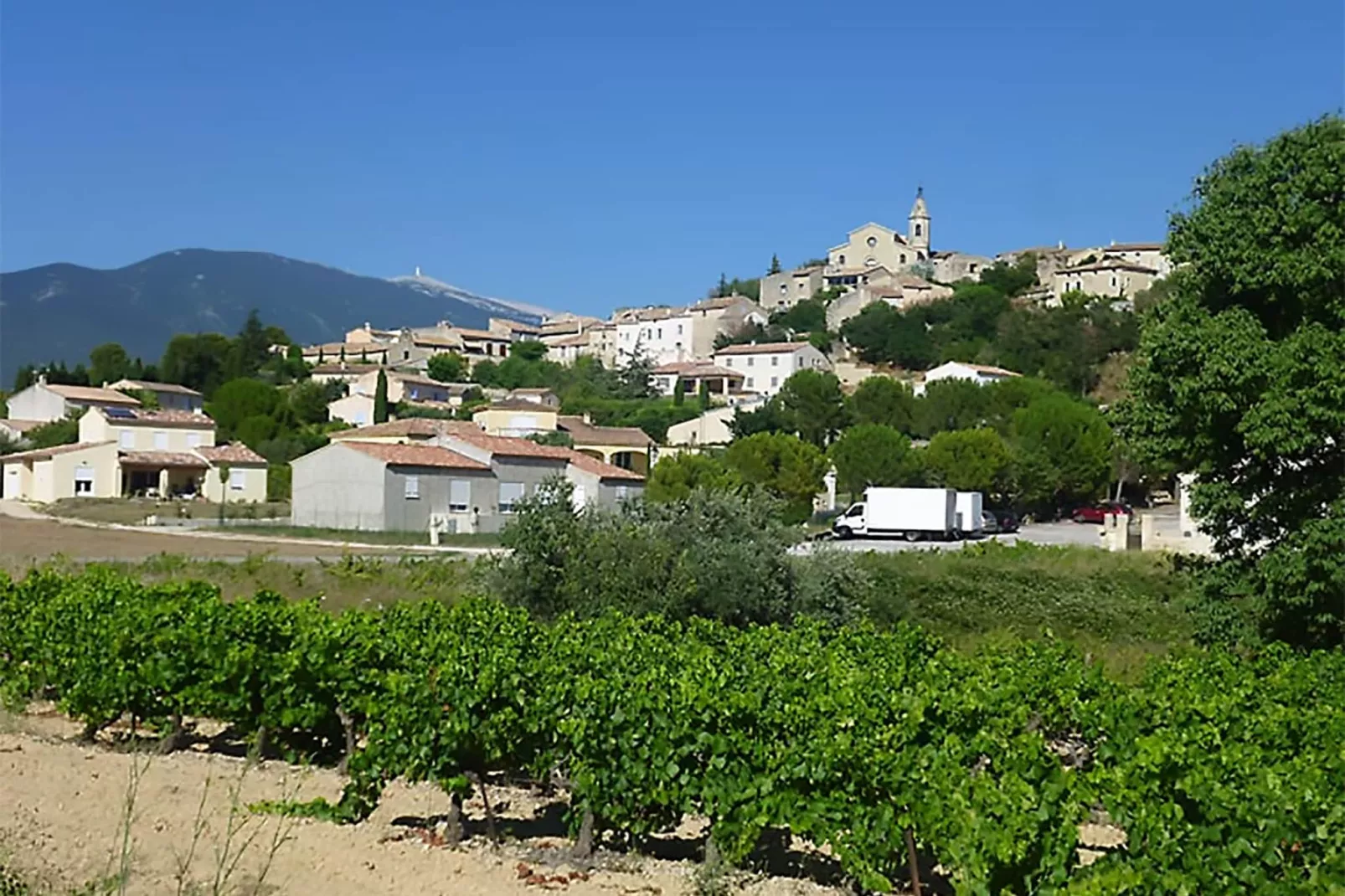 Crillon le Brave-Gebieden zomer 5km