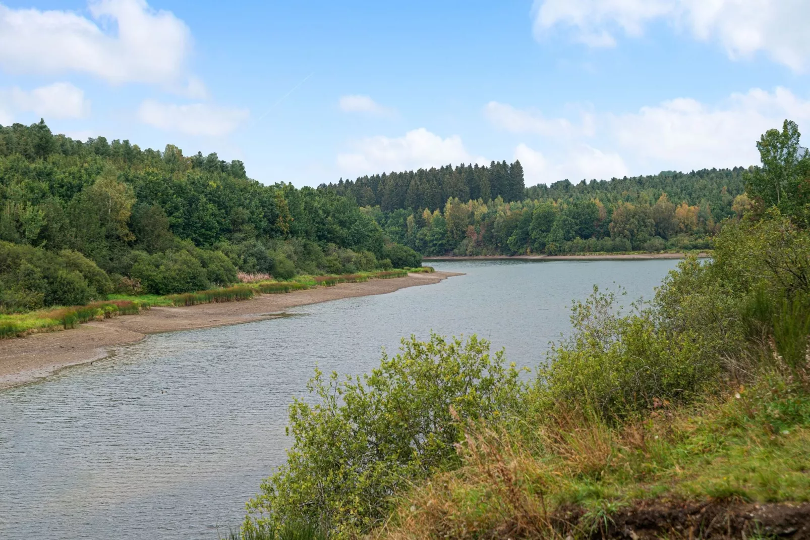 Charmante habitation avec Sauna infrarouge à Wirtzfeld-Uitzicht zomer