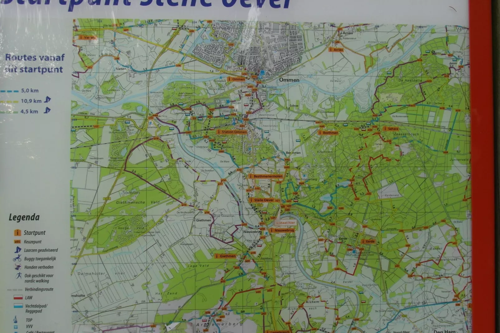 Buitenplaats Berg en Bos nr 50-Gebieden zomer 20km