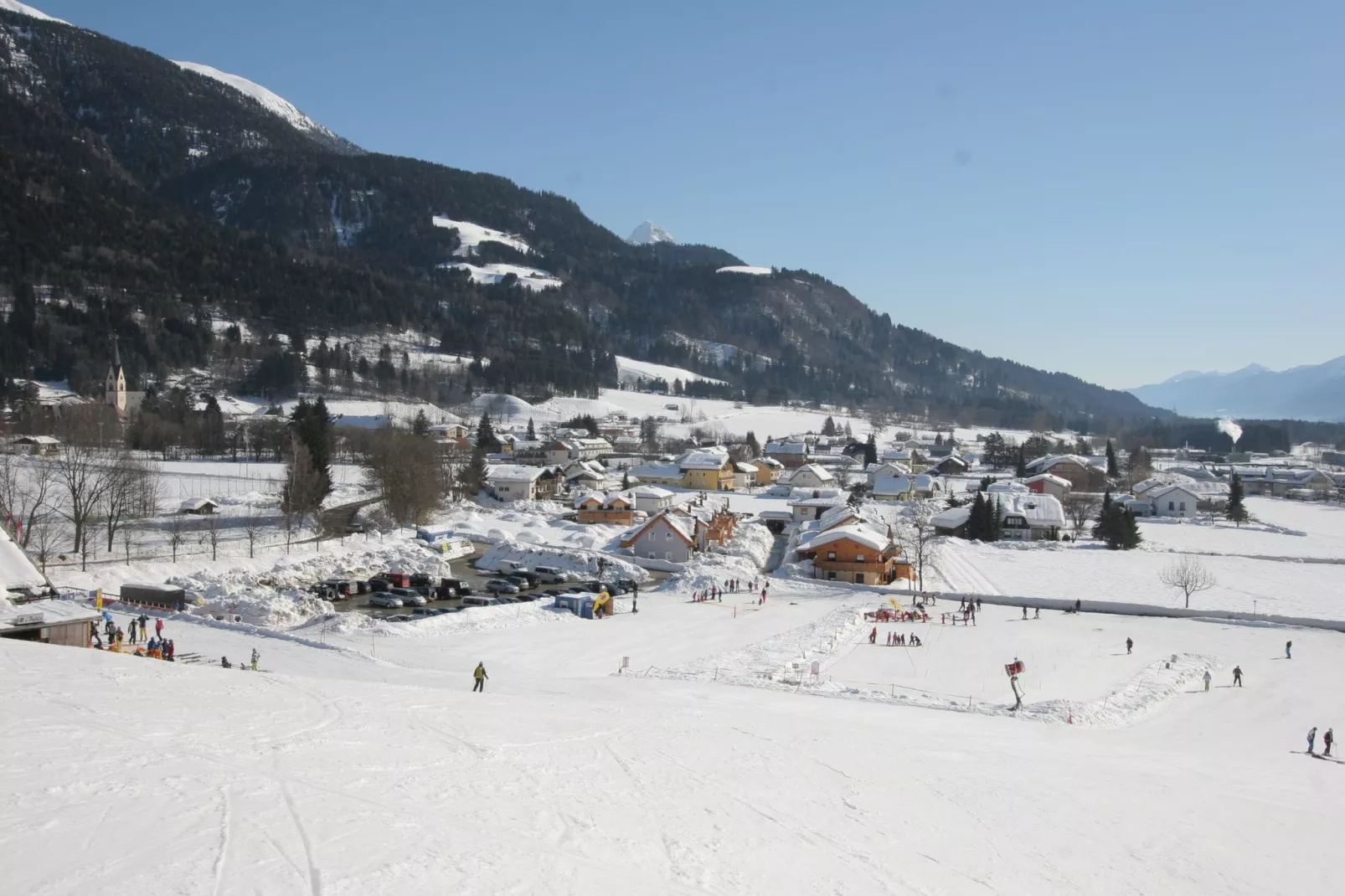 Chalet an der Sonnenpiste-Gebied winter 1km