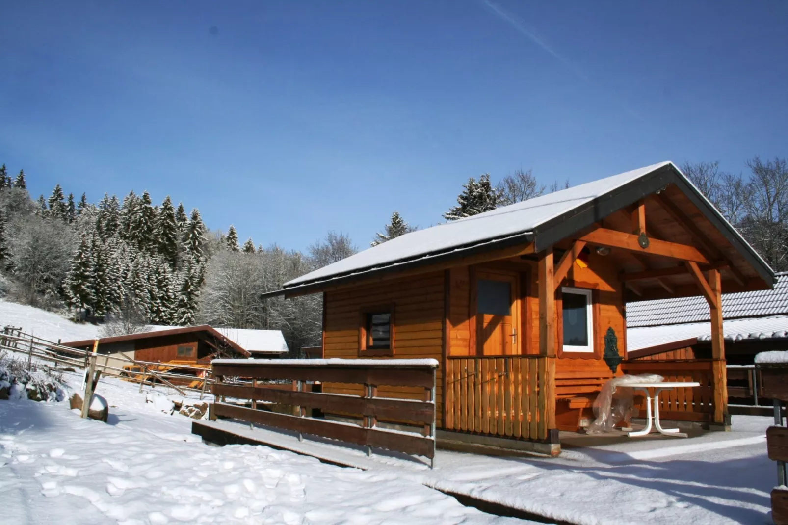 Schwarzwaldhaus Pferdeklause-Tuin winter