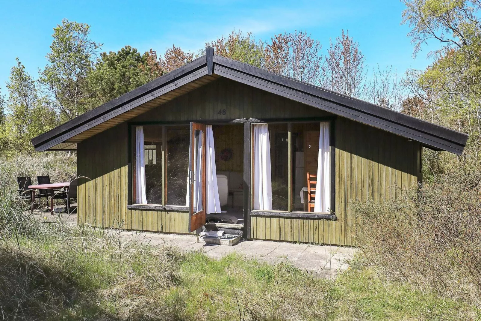 Authentiek vakantiehuis in Ålbæk bij een strand-Uitzicht