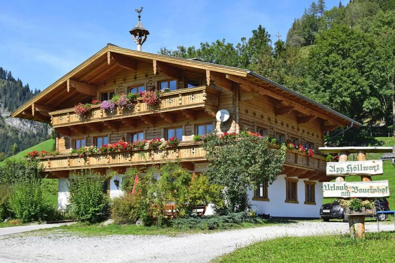 Haus Höllwart , Goldegg am See-App 1, 60 qm-Buitenkant zomer