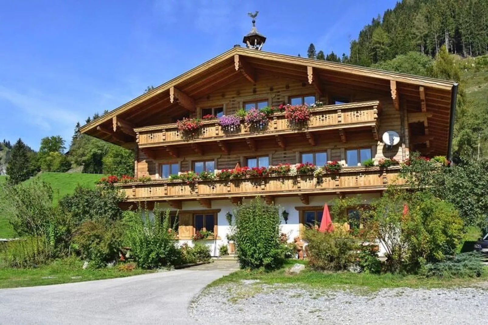 Haus Höllwart , Goldegg am See-App 1, 60 qm-Buitenkant zomer