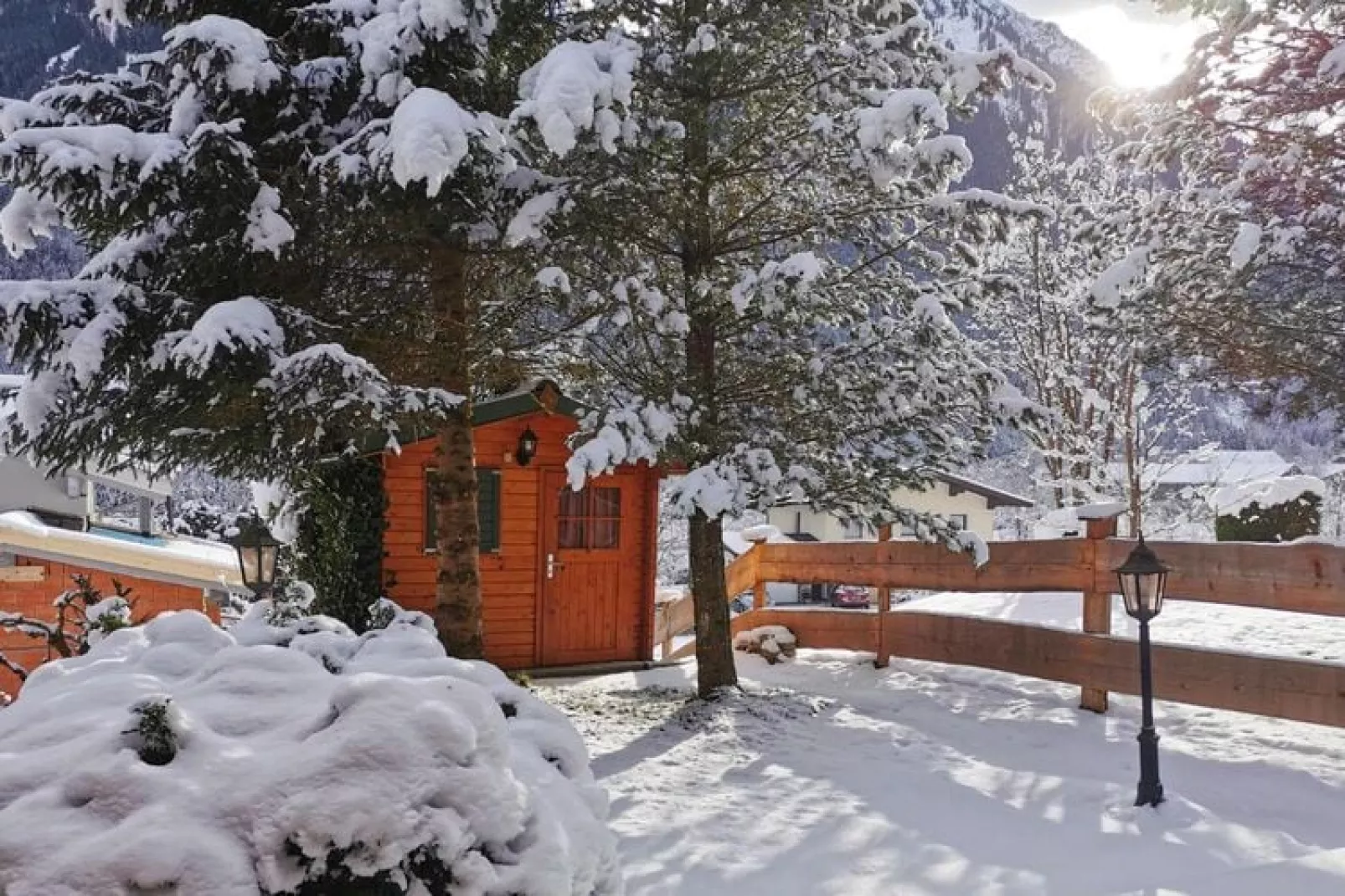 Ferienhaus Wasserfallblick Krimml-Exterieur winter