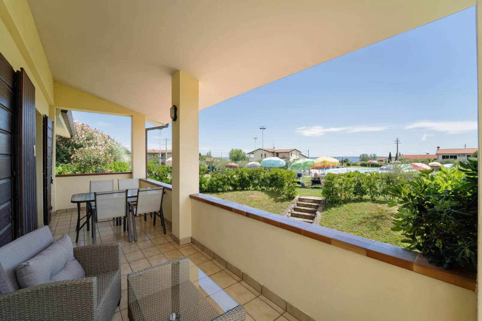 Residence Primera Moniga del Garda 3-Raum/C3 Halbsouterrain-3-Raum/C3 Halbsouterrain-Uitzicht