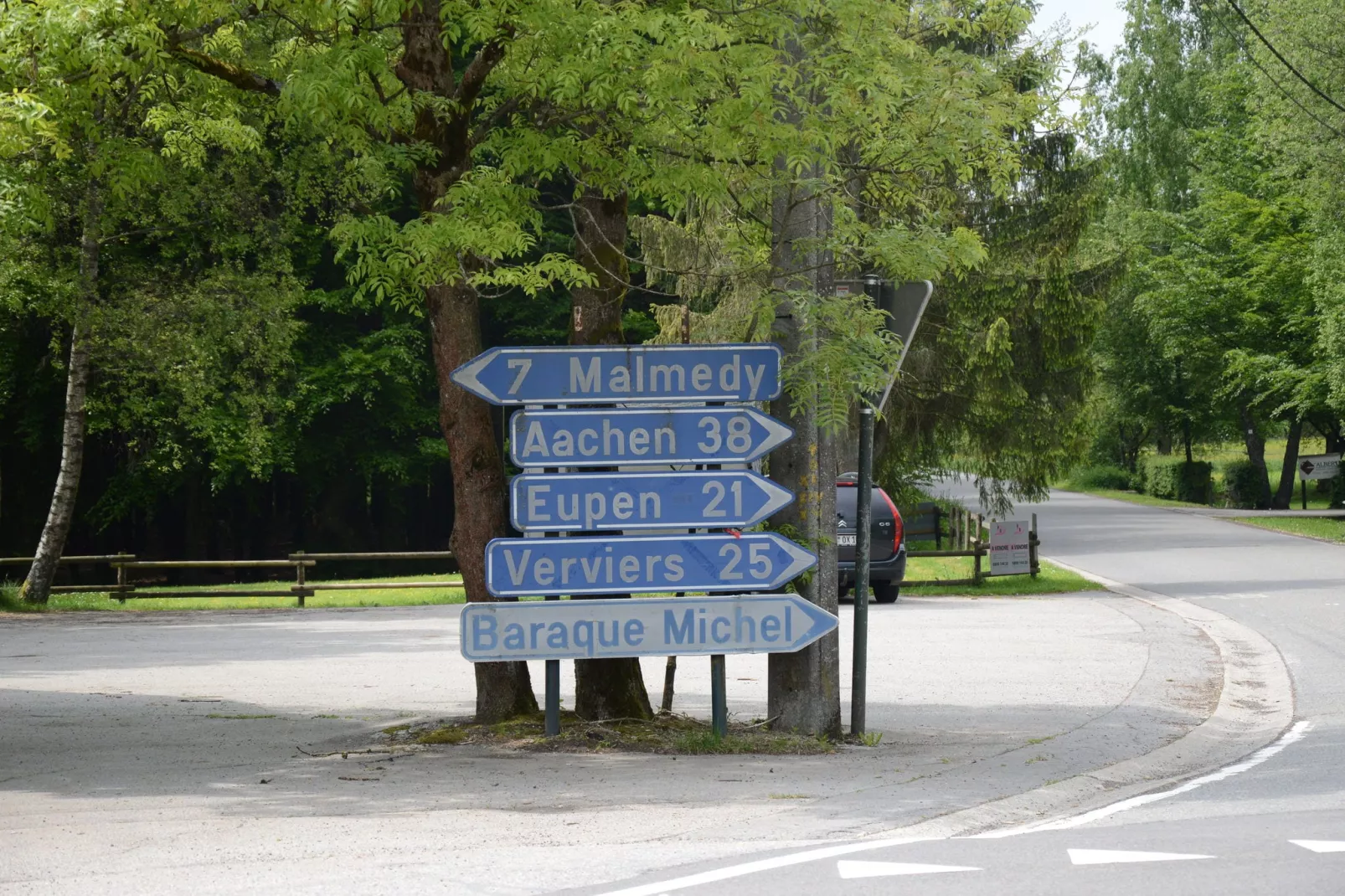 Gite de la Fagne-Gebieden zomer 1km