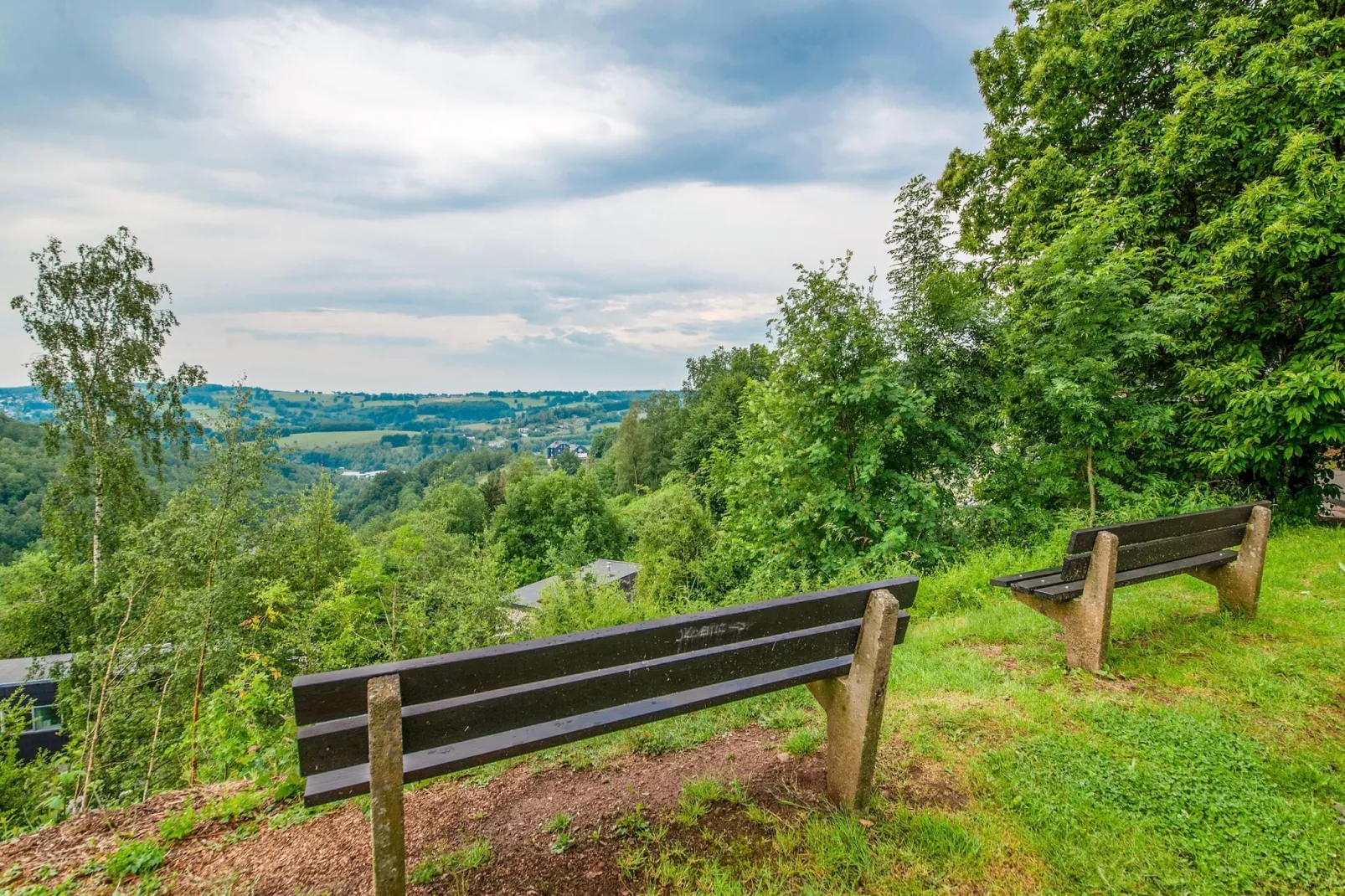 Les Terrasses de Malmedy-Uitzicht zomer