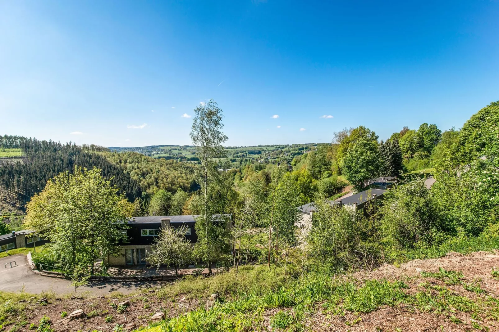 Les Terrasses de Malmedy-Uitzicht zomer