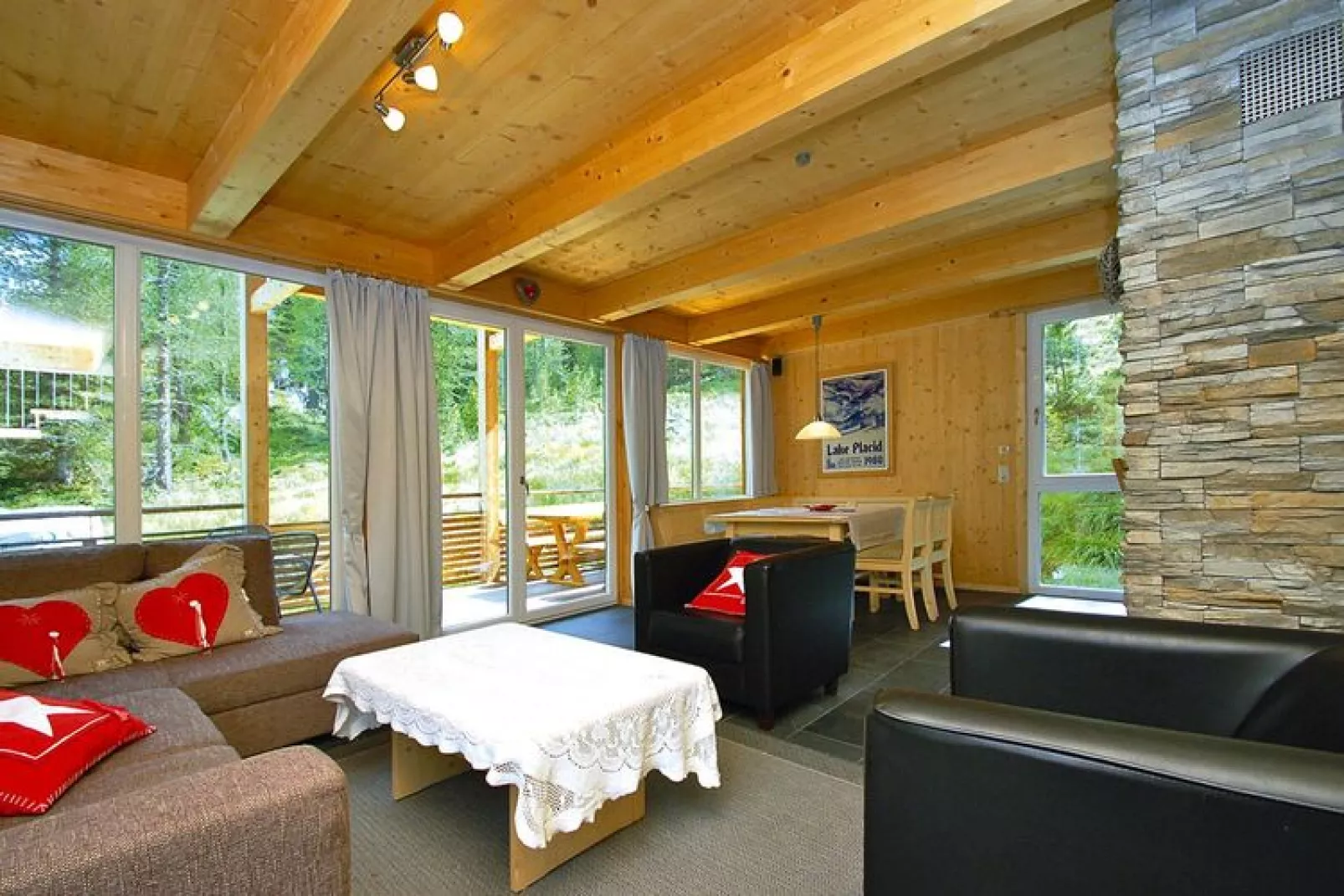 Holiday resort Alpenpark Turracher Höhe, Turracher Höhe-Haus A-Woonkamer