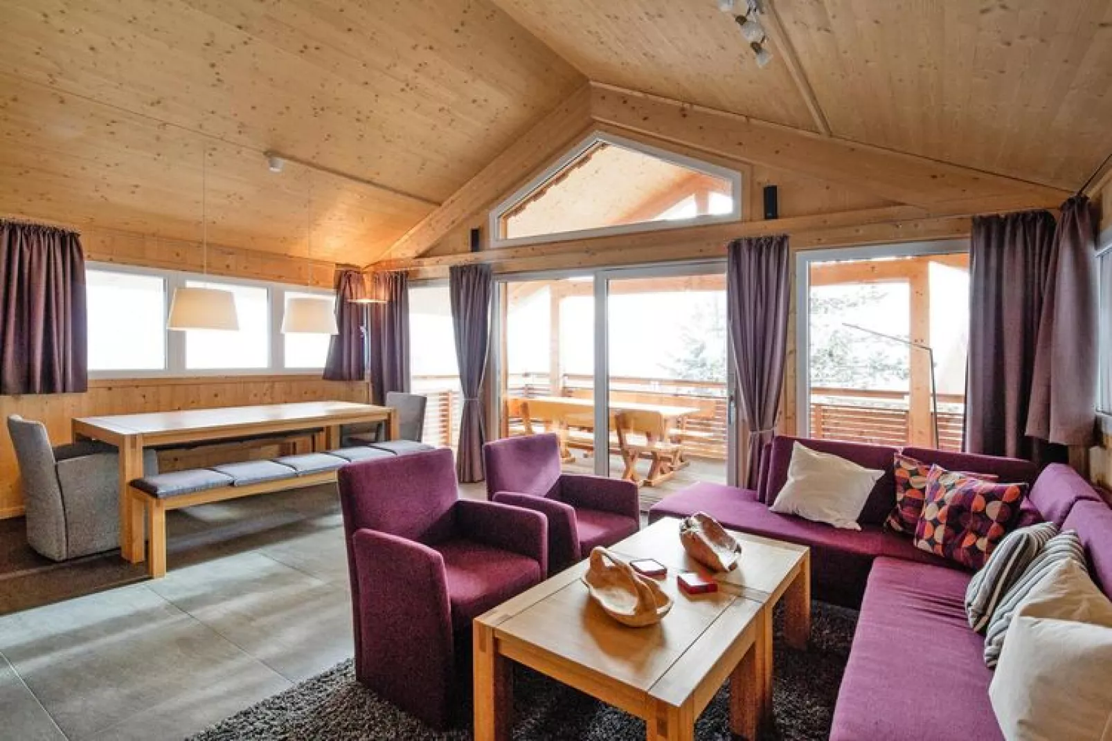 Holiday resort Alpenpark Turracher Höhe, Turracher Höhe-Haus B-Woonkamer