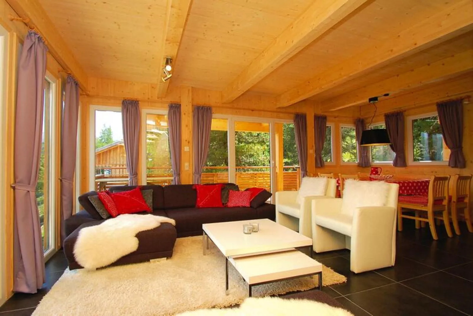 Holiday resort Alpenpark Turracher Höhe, Turracher Höhe-Haus B-Woonkamer