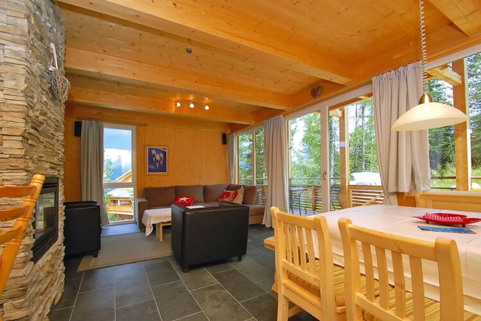 Holiday resort Alpenpark Turracher Höhe, Turracher Höhe-Haus B-Woonkamer