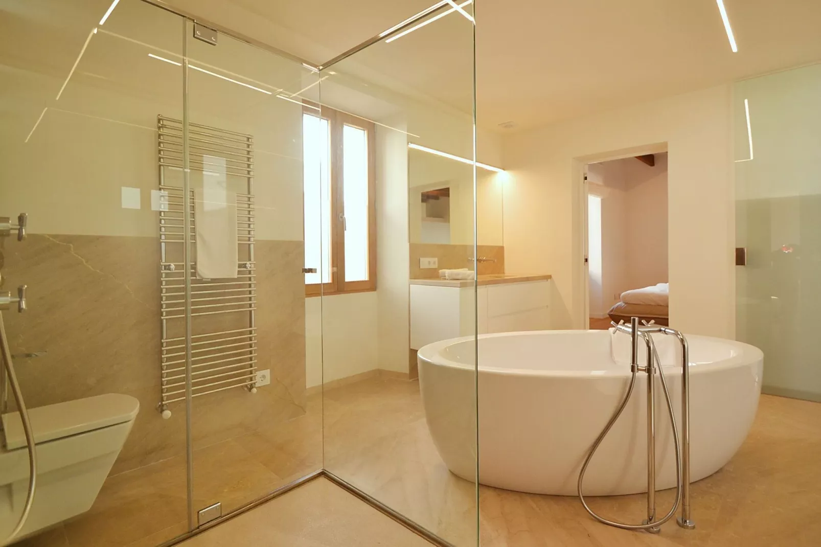 Moderne stadswoning  top kwaliteit in Petra met privé zwembad-Badkamer