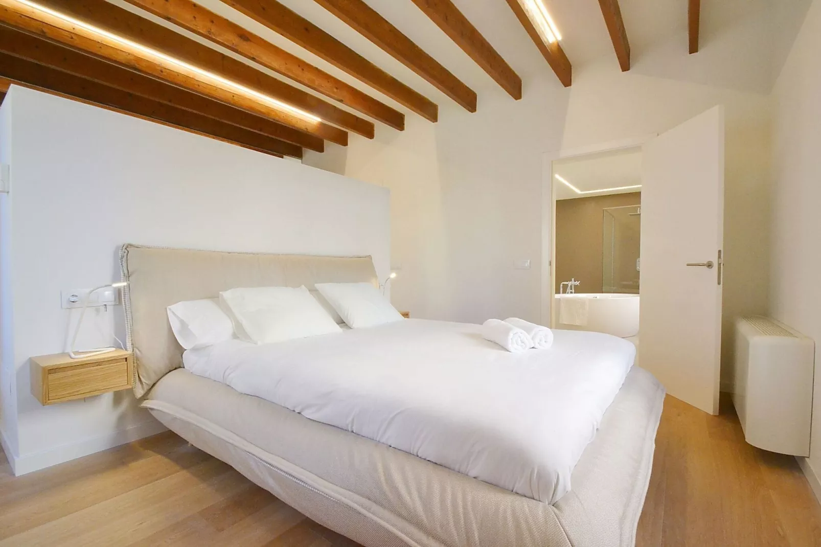 Moderne stadswoning  top kwaliteit in Petra met privé zwembad-Slaapkamer