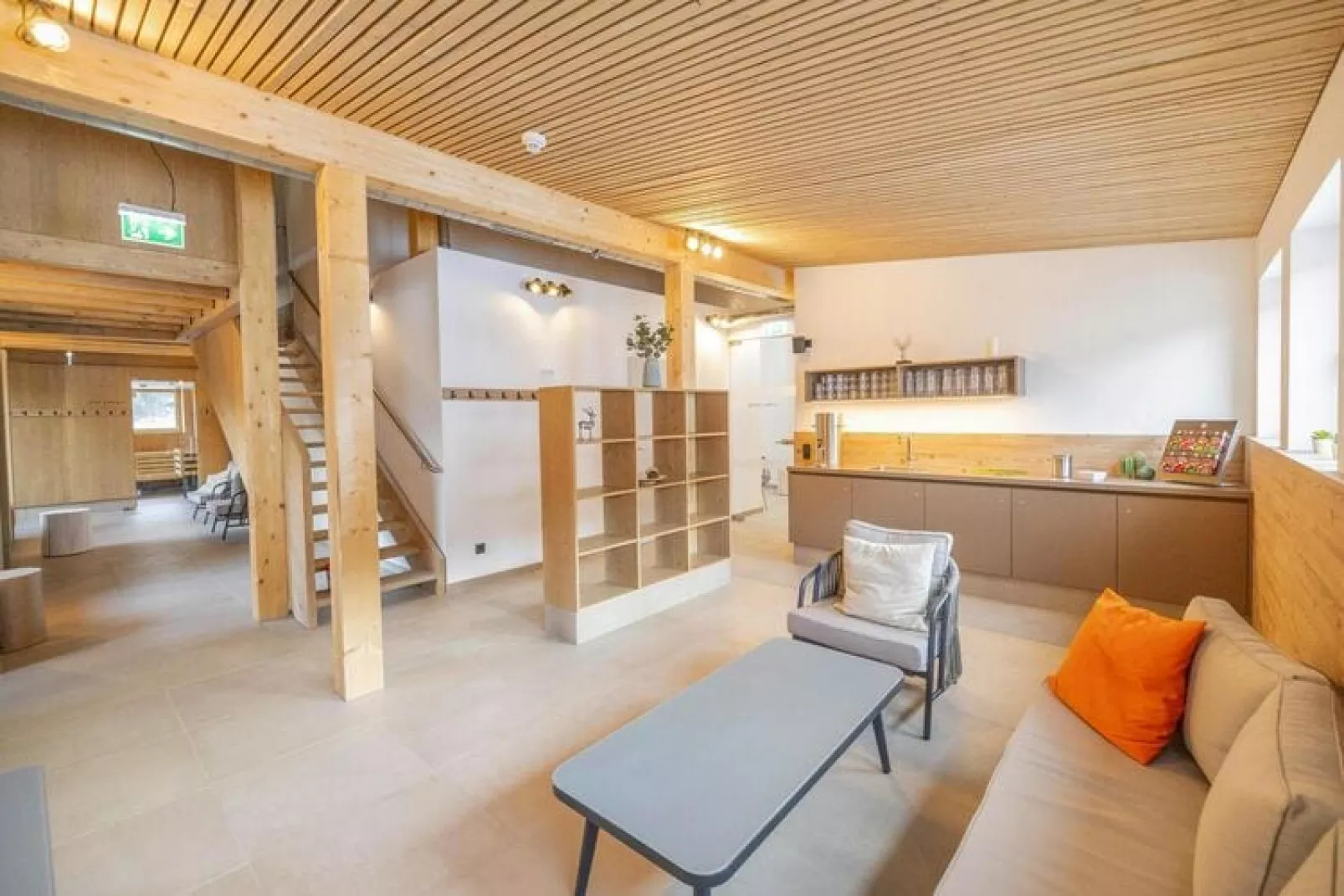 Appartement in Hinterstoder met parkeerplaats-Woonkamer